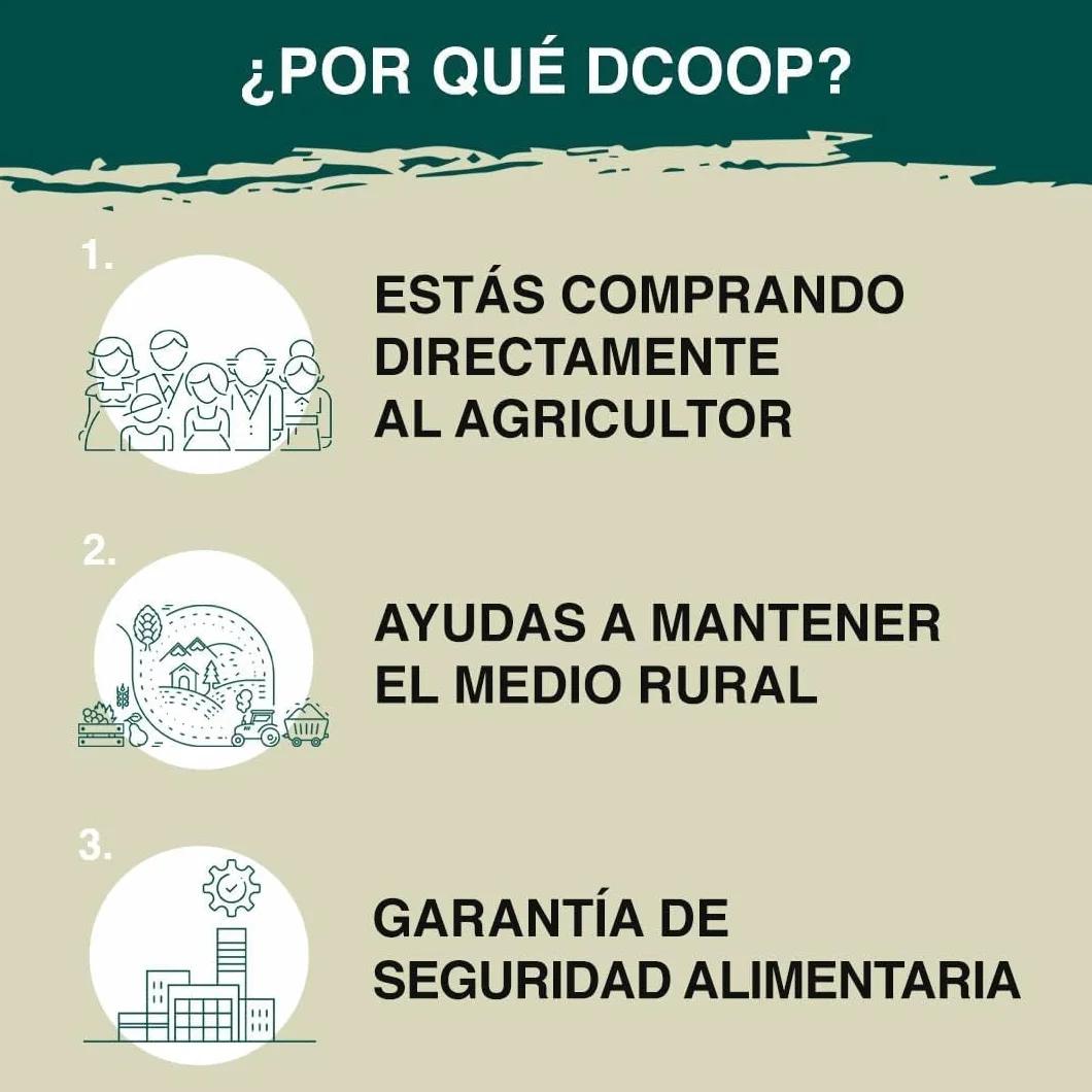 DCOOP Aceite de Oliva Virgen Extra Arbequina Sin Filtrar 500ml