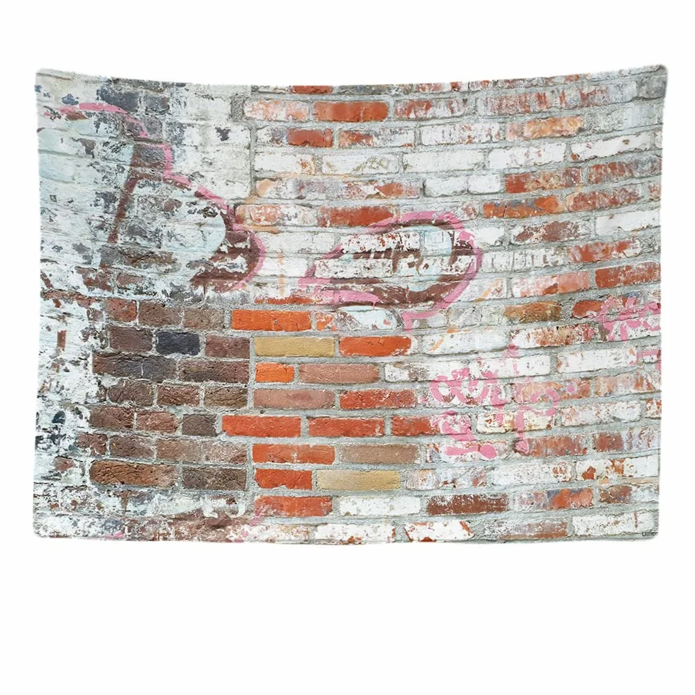 Ulticool Tapiz Pared Piedras Ladrillo Industrial 200 x 150 cm Grande Murales Decorativo