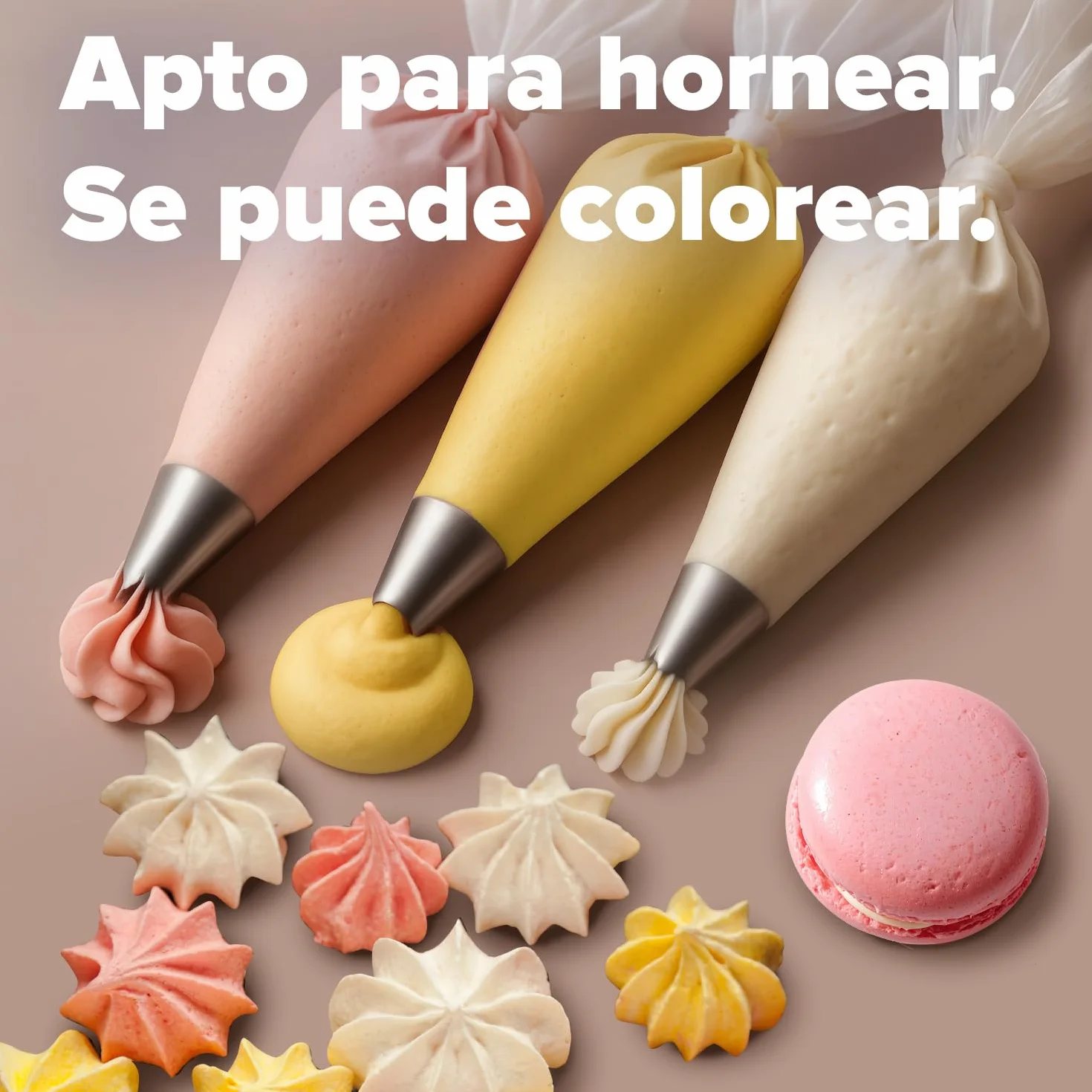 Merengue en Polvo 200 g Extra White para Tartas y Cupcakes, Albúmina Sin Gluten Sin Lactosa