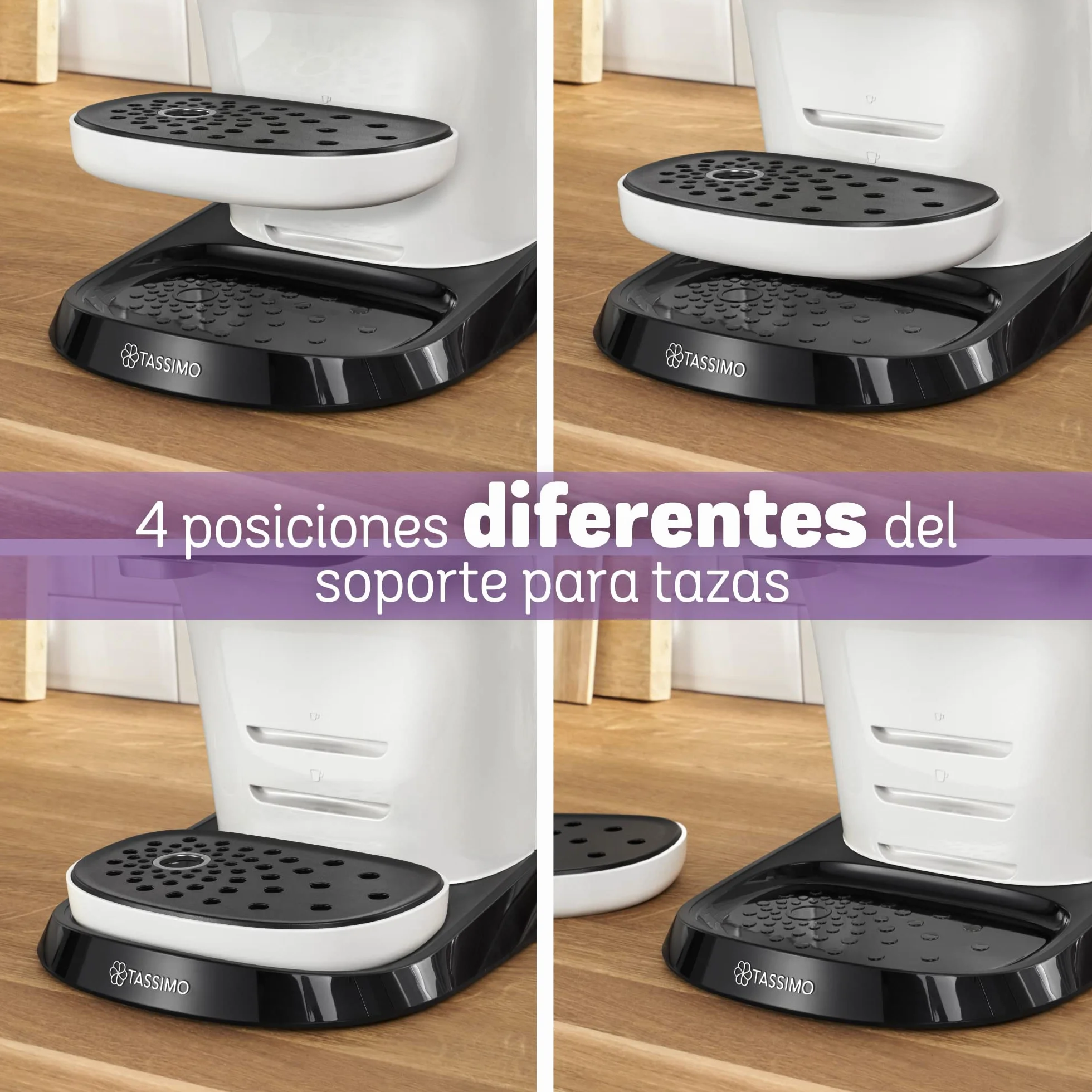 Máquina multibebida BOSCH TASSIMO MY WAY 2, TAS6504, hasta 70 bebidas, OneTouch, servicio individual, personalización de bebidas, filtración de agua BRITA MAXTRA+, INTELLIBRE, blanco