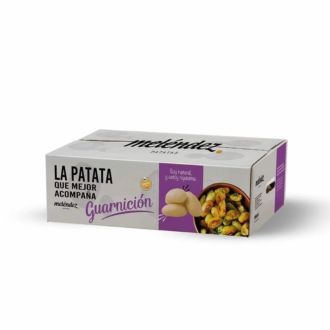 Patatas Meléndez Guarnición Piel Fina Calibre Mediano Asar Hornear Caja 5kg