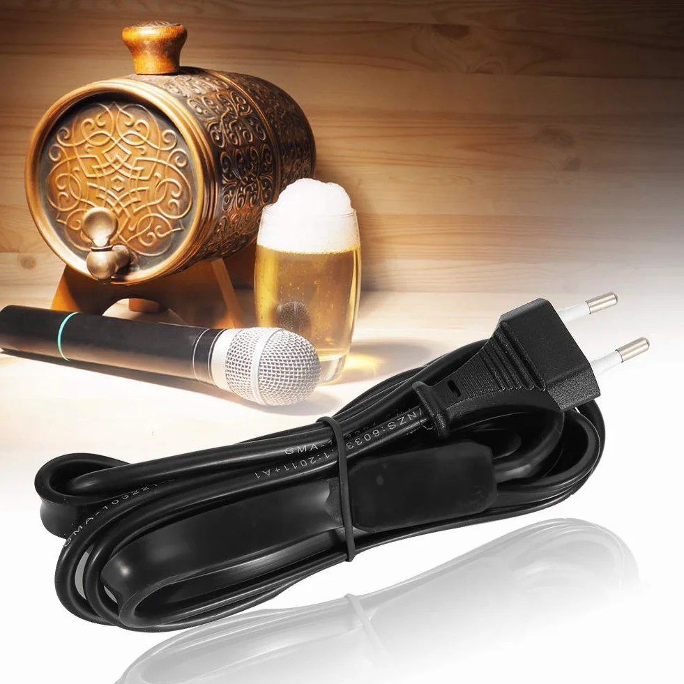 Cinturón de calentamiento para fermentación, 30 W con termómetro adhesivo, cinturón térmico para fermentador 25L–60L, 220–250 V, para cerveza artesanal vino sidra y kombucha