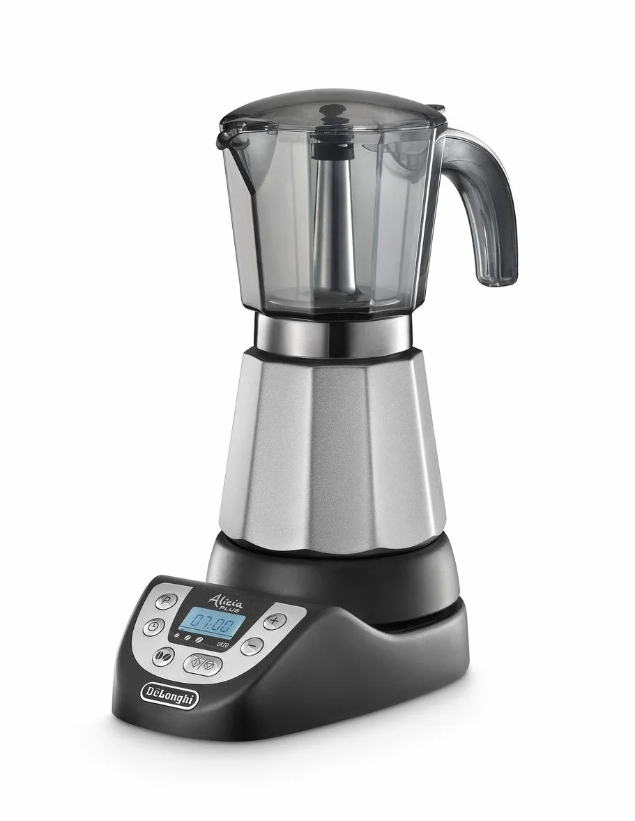 De'Longhi Alicia Plus EMKP 63.B Cafetera Moka Eléctrica 550 W Negro Plata