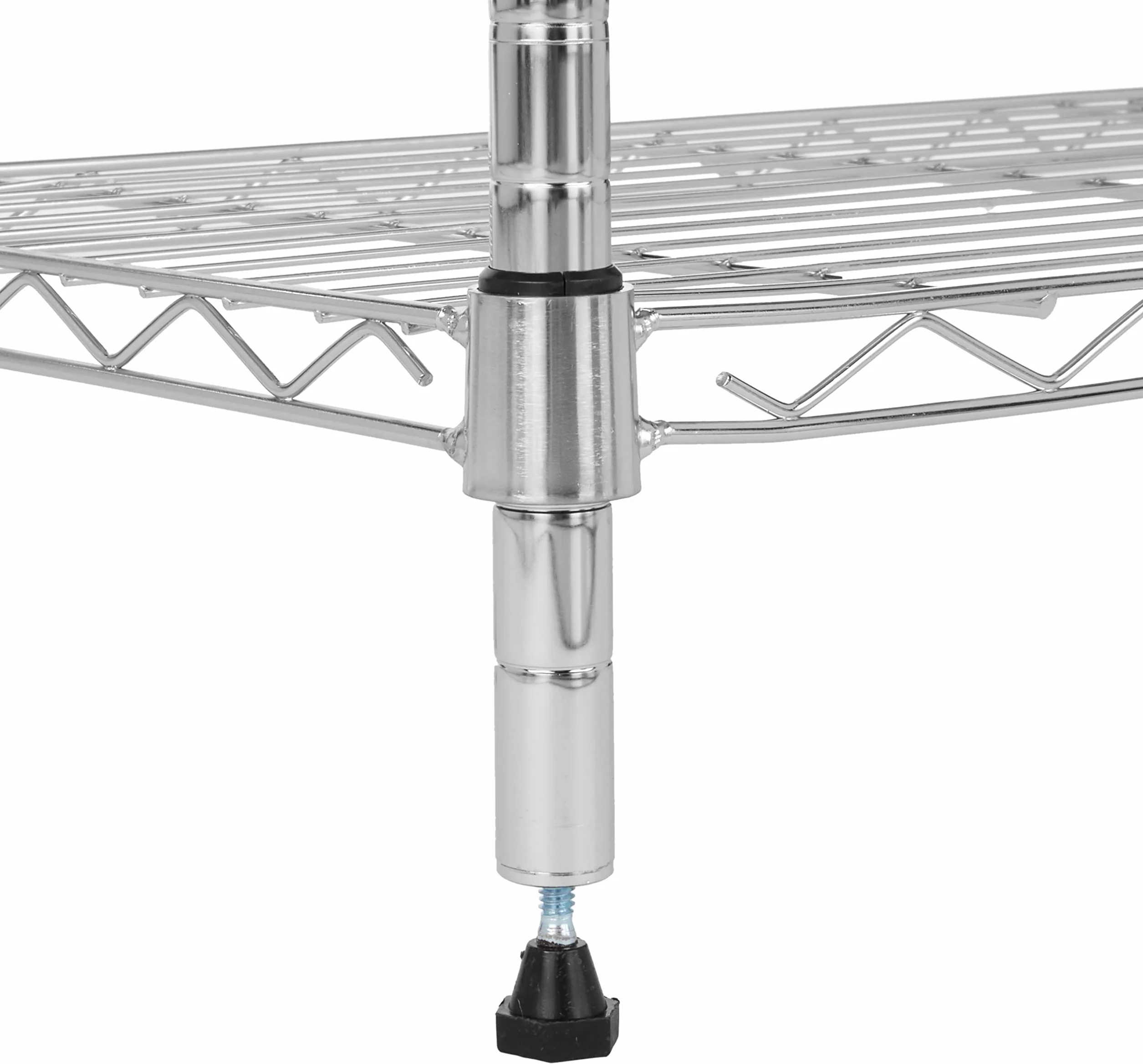 Amazon Basics Estantería 5 Baldas Ajustable 680 kg Cromado 35.6 x 91.4 x 182.9 cm