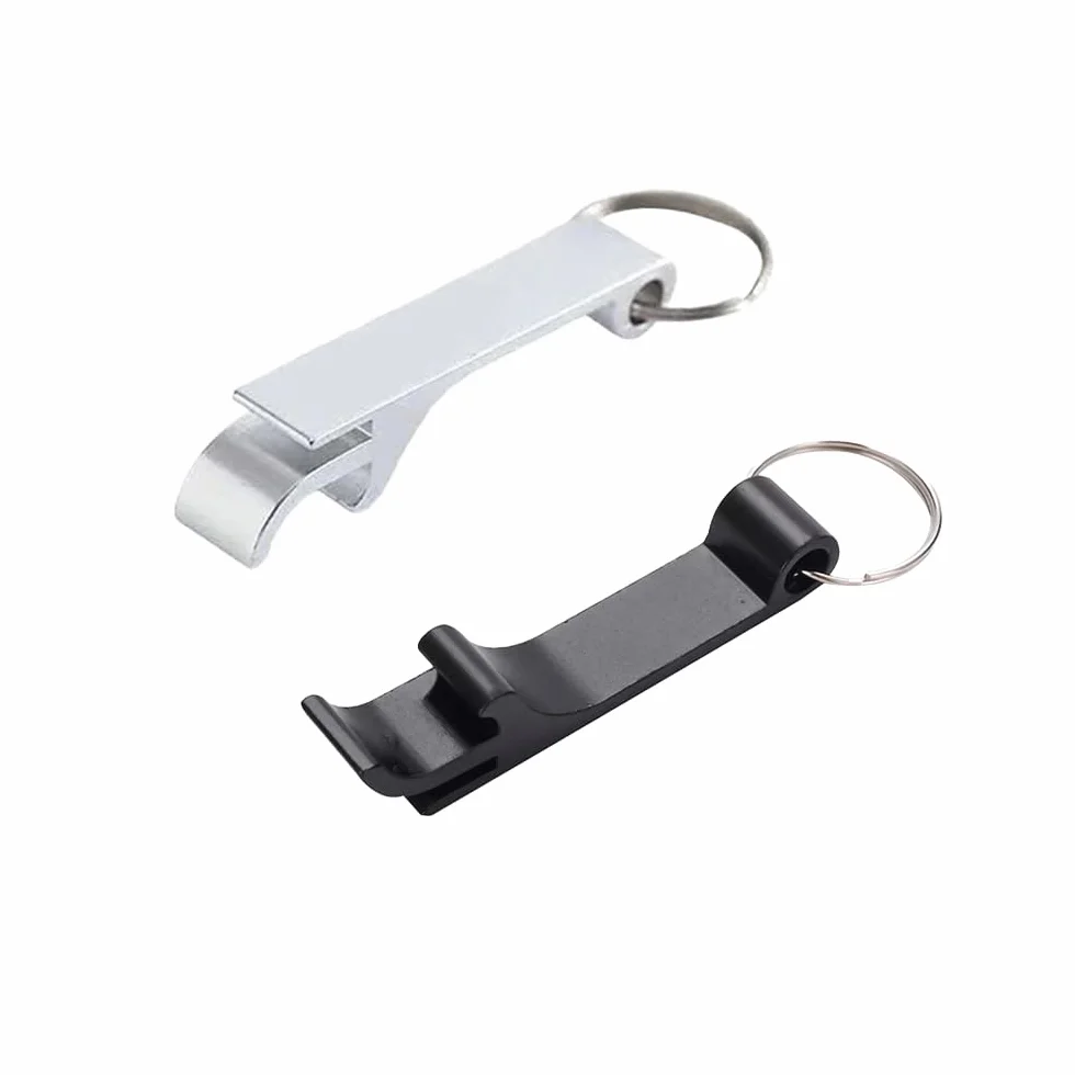 Abrebotellas de Cerveza 2 Pcs - Llavero Mini Multifuncional de Aluminio