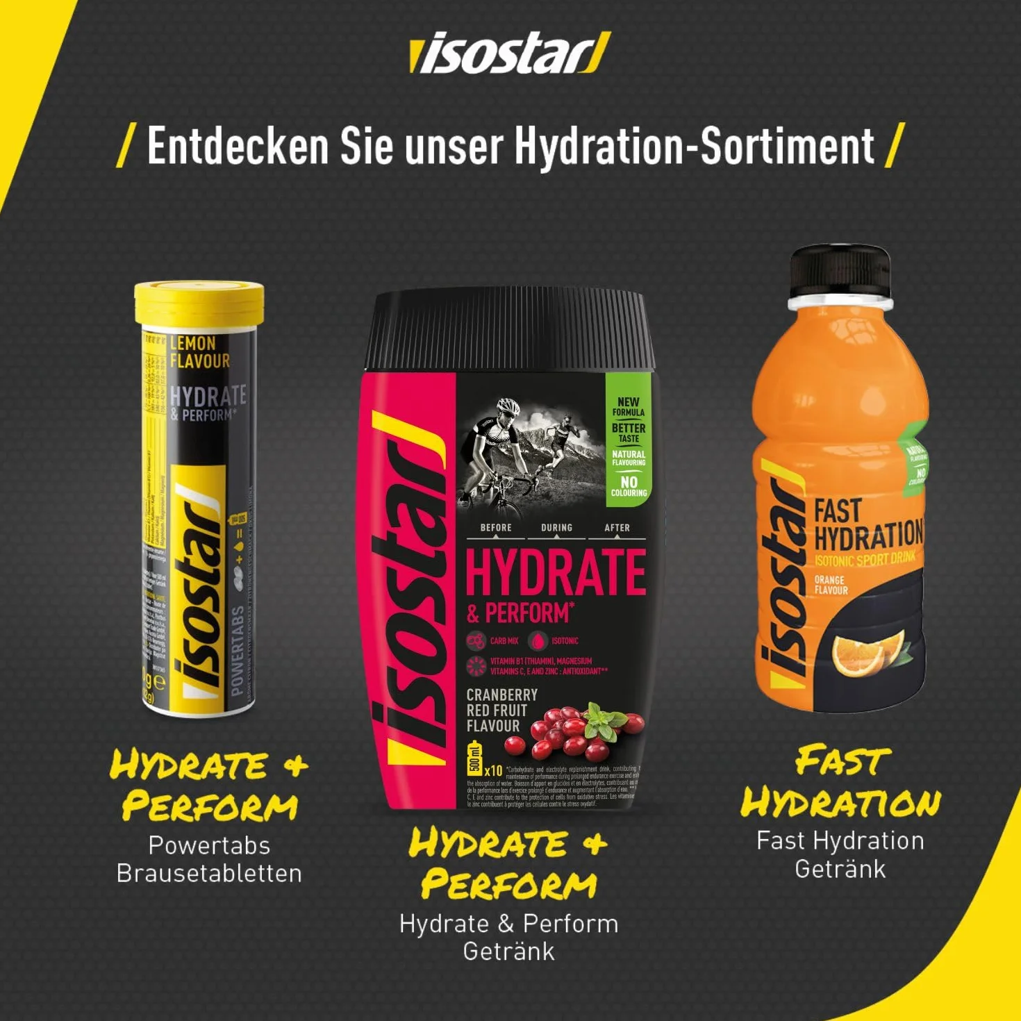 Isostar Hydrate & Perform Bebida Electrolítica Isotónica Arándanos 560 g 14 raciones