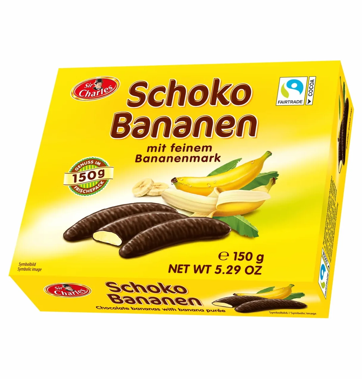 Chocolade Bananen 150 gram