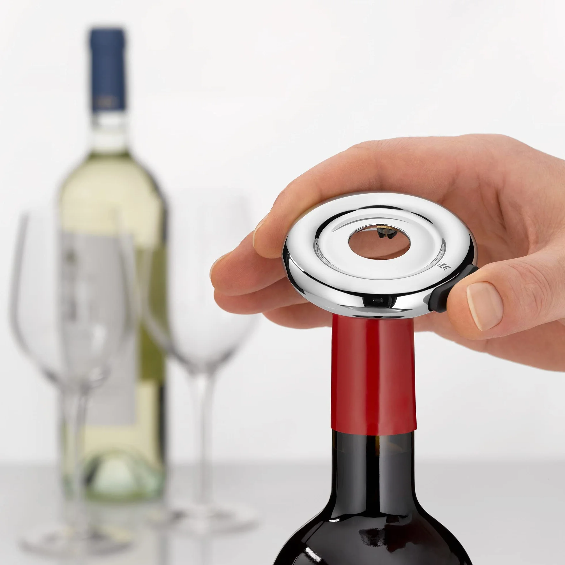 WMF Vino Cortaprecintos para Botellas, Acero Inoxidable Pulido, 6.5 cm
