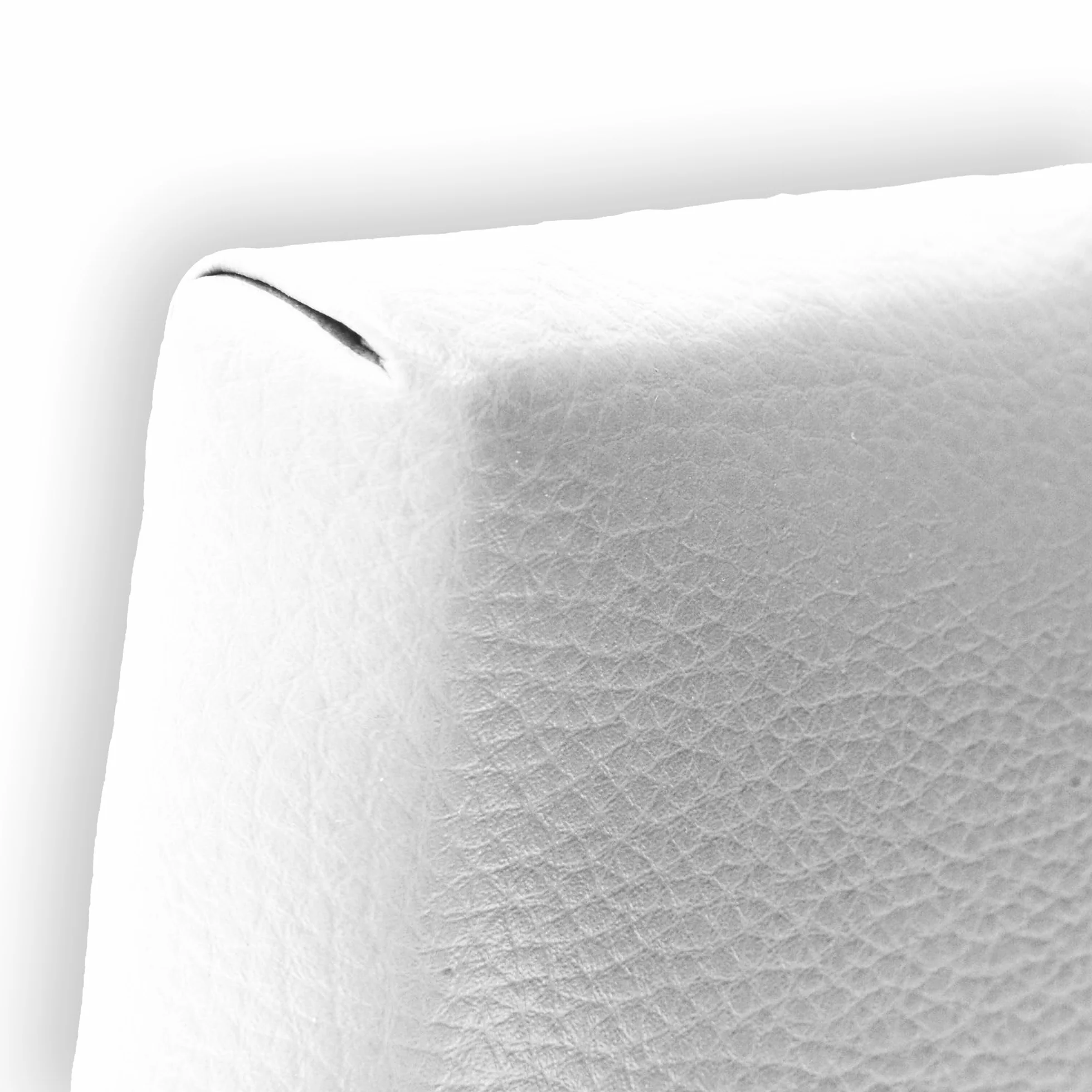 Silcar Home - Cabecero de Cama 135 Blanco Silvi - Tapizado, Estructura Madera, Hilera Botones Estilo Moderno - Fácil Instalación, Acolchado Confort - 135 cm, Polipiel Blanco