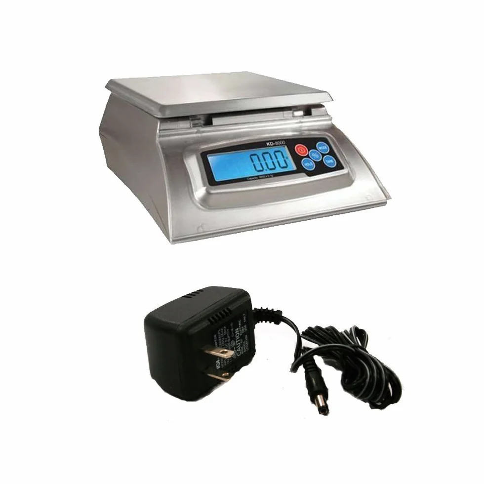 Báscula para Comida My Weigh KD-8000, Digital, Acero Inoxidable, Plateado
