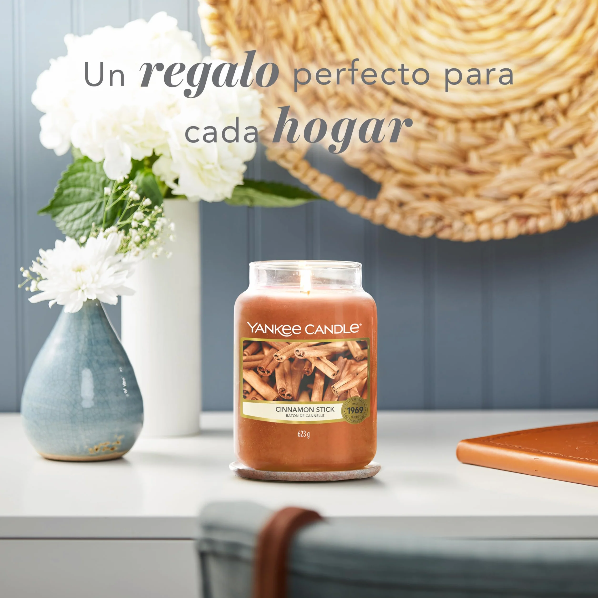 Yankee Candle Vela perfumada Cinnamon Stick tarro grande 150 h Regalo mujer