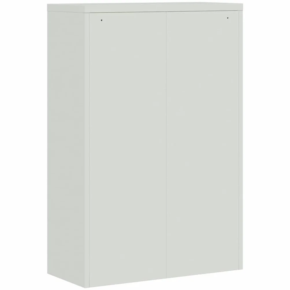 Armario de Oficina Acero Gris 90x40x140 cm vidaXL Vitrina Organizador