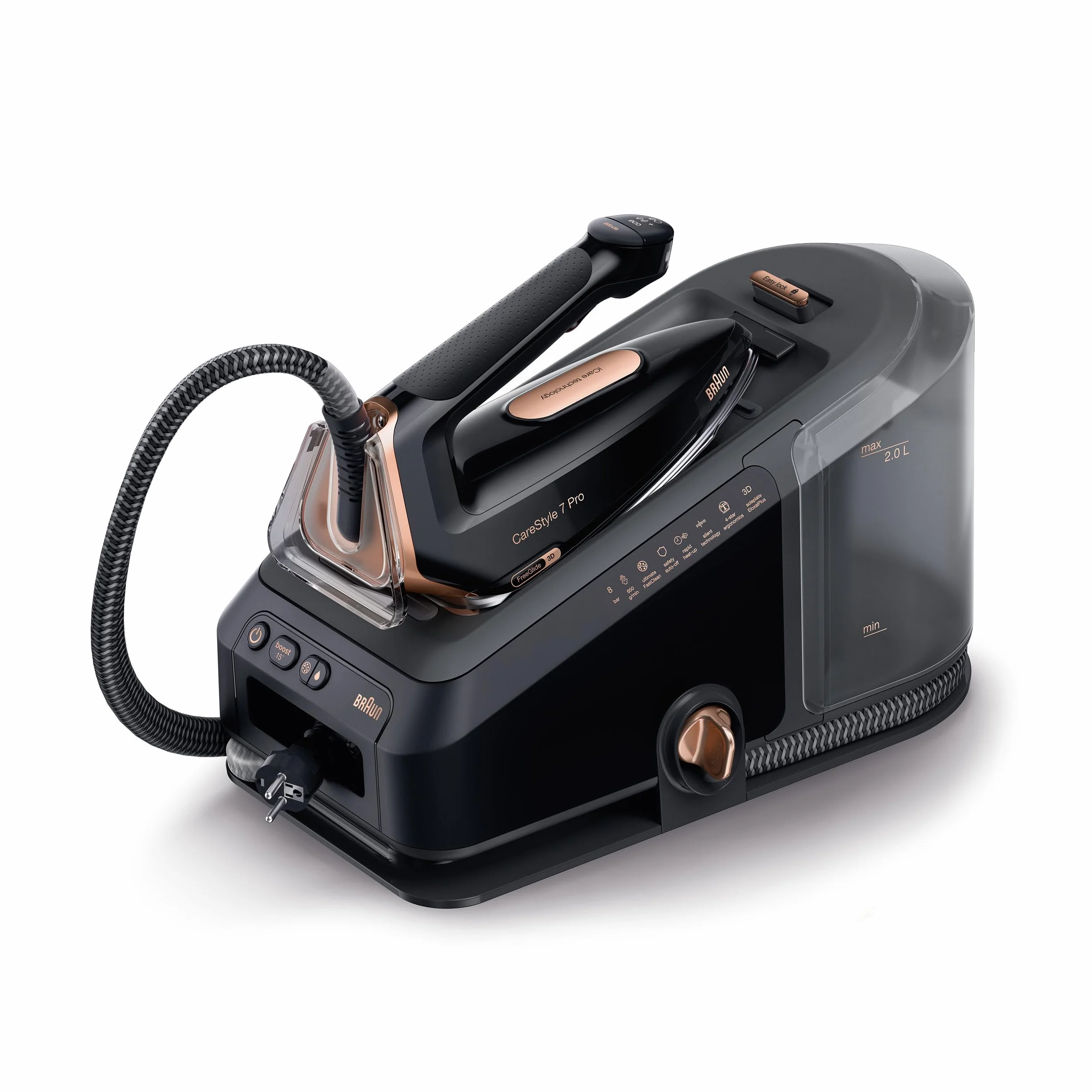 CENTRO PLANCHO BRAUN IS7286BK 8/BAR 2/L