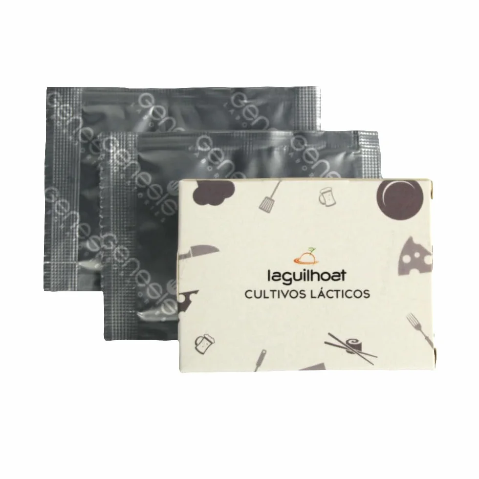 Fermentos lácticos mesófilos y termófilos para Hacer Queso casero 4 Sobres x 1 g Pack Mixto