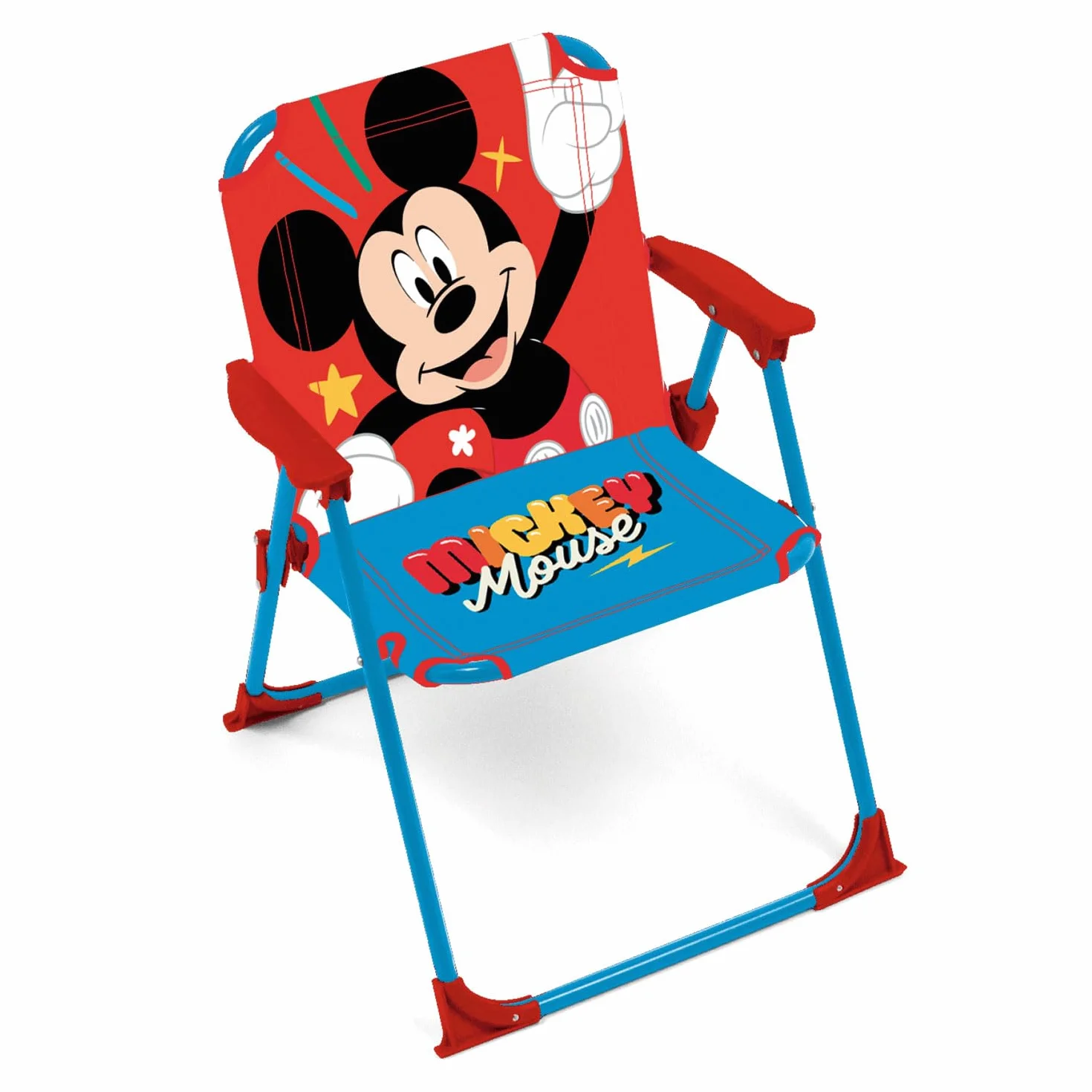 ARDITEX Silla Plegable Mickey Mouse Disney 38x32x53cm para Jardín Camping Playa