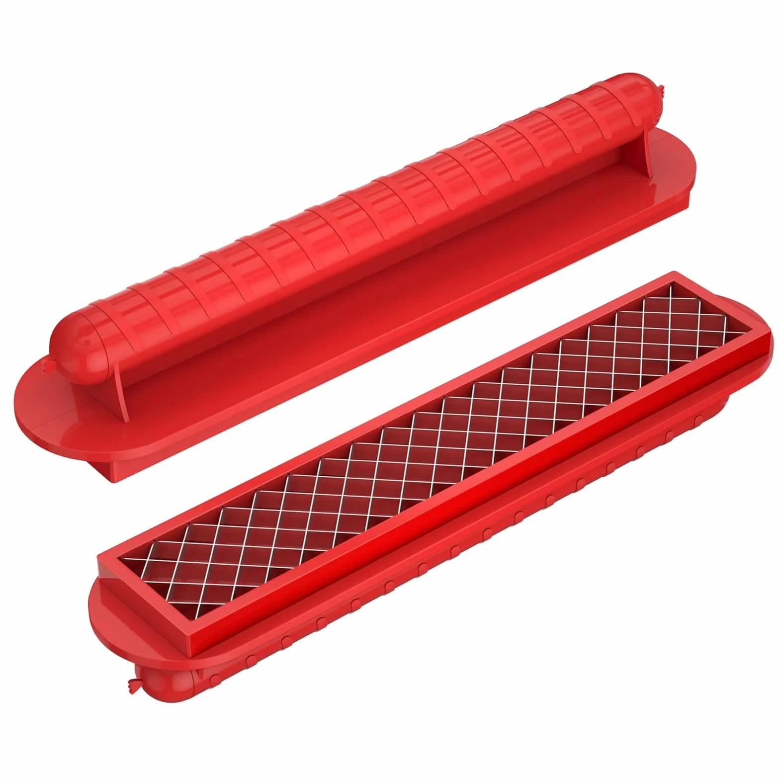 Cortador De Perros Calientes - Cortador De Hot Dogs Hot Dog De Espiral, Helicóptero De Jamón Compacto | Herramienta Livianas De Caza De Salchichas Roja Con Agarre, Dispositivo De Barbacoa Multipropósi
