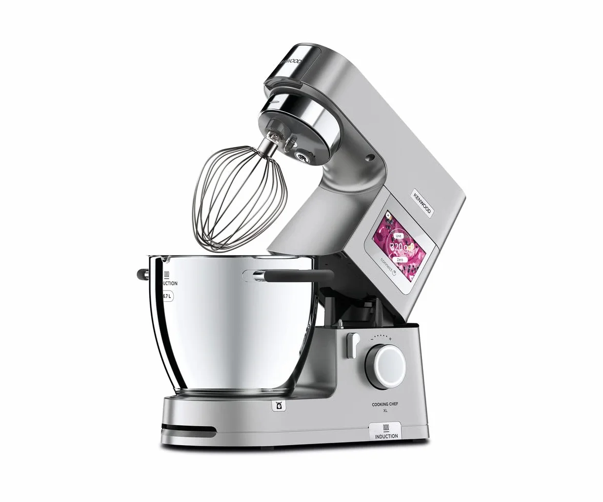 Kenwood Batidor de acero inoxidable KAT71.000SS, accesorio para robot de cocina Kenwood y batidor de globos, apto para todos los procesadores de cocina Chef XL, apto para lavavajillas, plata