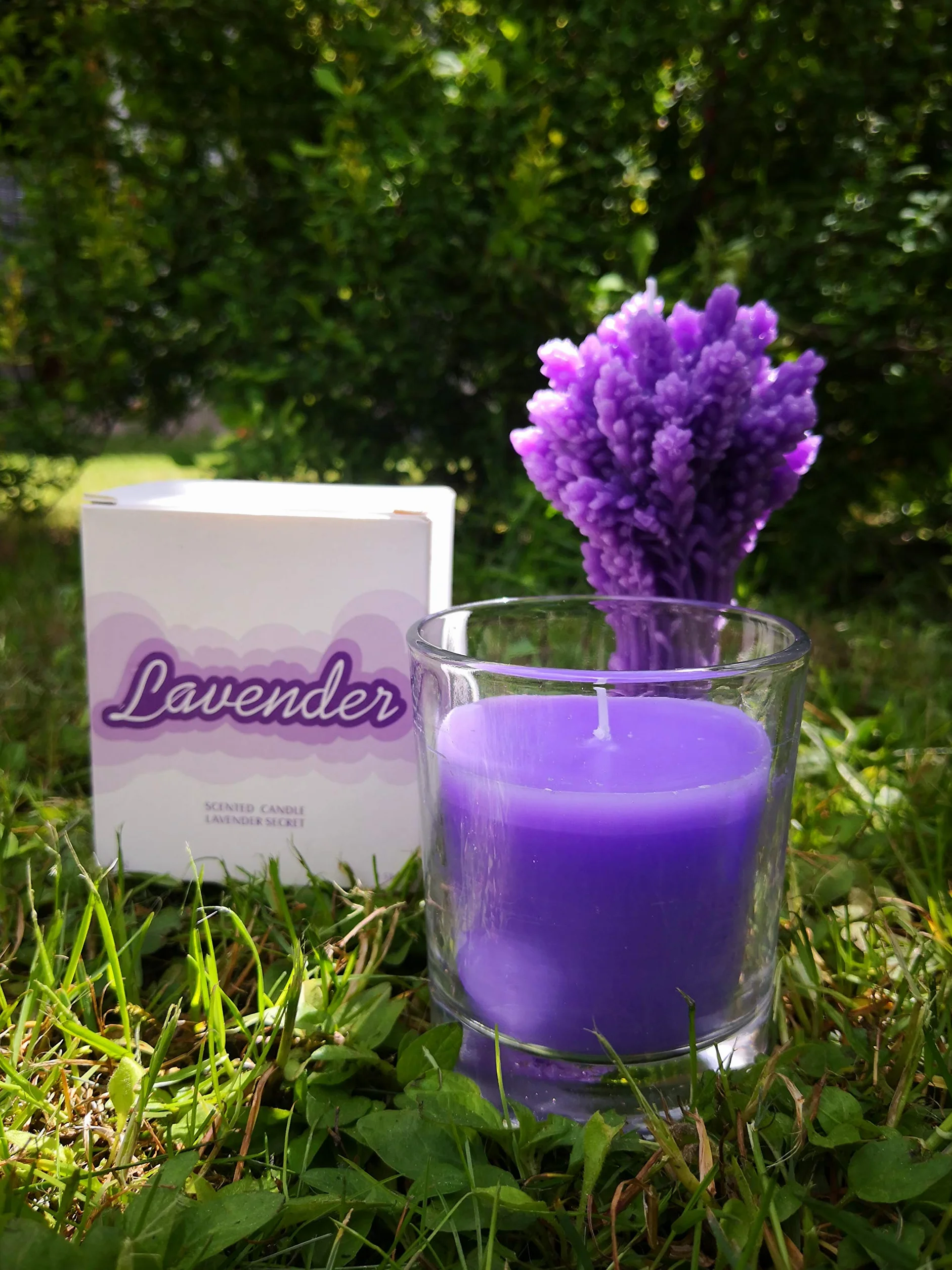Vaso votivo de Lavanda pequeño Morado