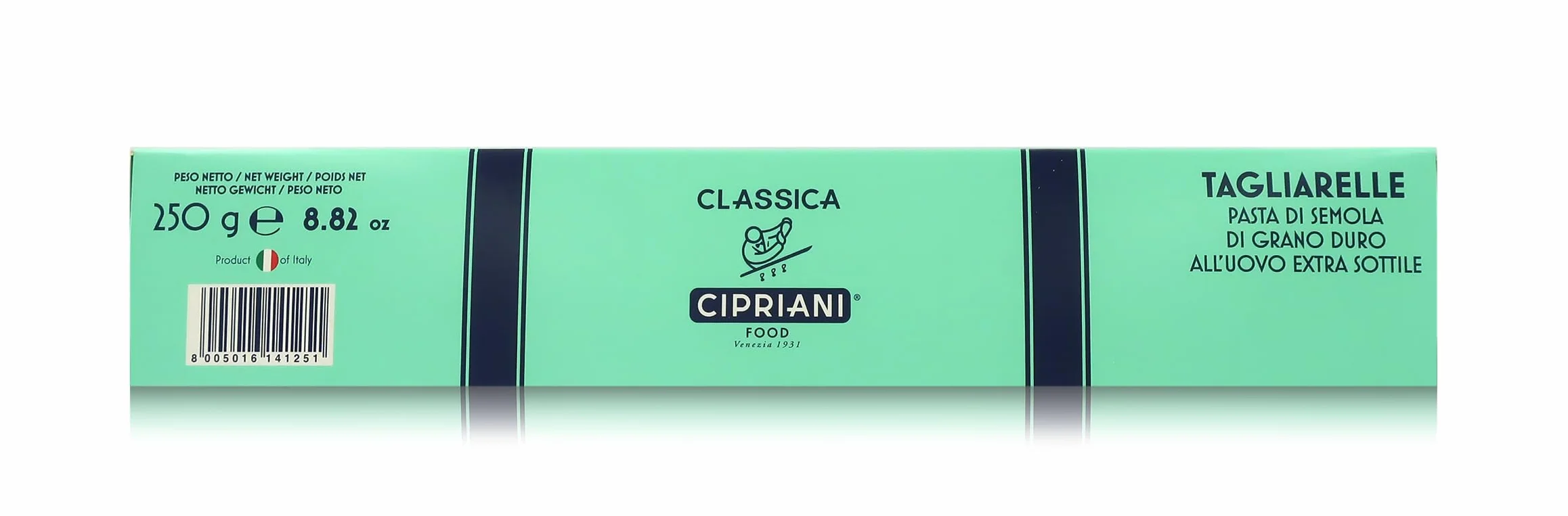 Cipriani Tagliarelle Pasta Italiana de Sémola de Trigo Duro al Huevo Extrafina 250g