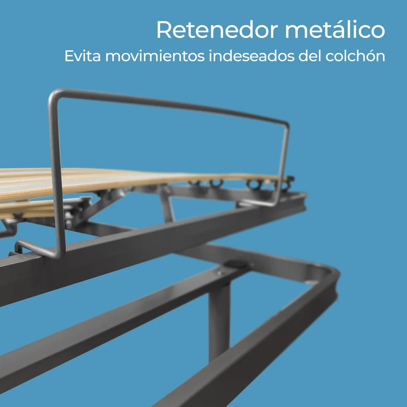 amuéblate online - Pack Cama Eléctrica Articulada Reforzada Ergotop de 5 Planos con Colchón Viscoelástico Dorsaltec, 105 x 190 cm