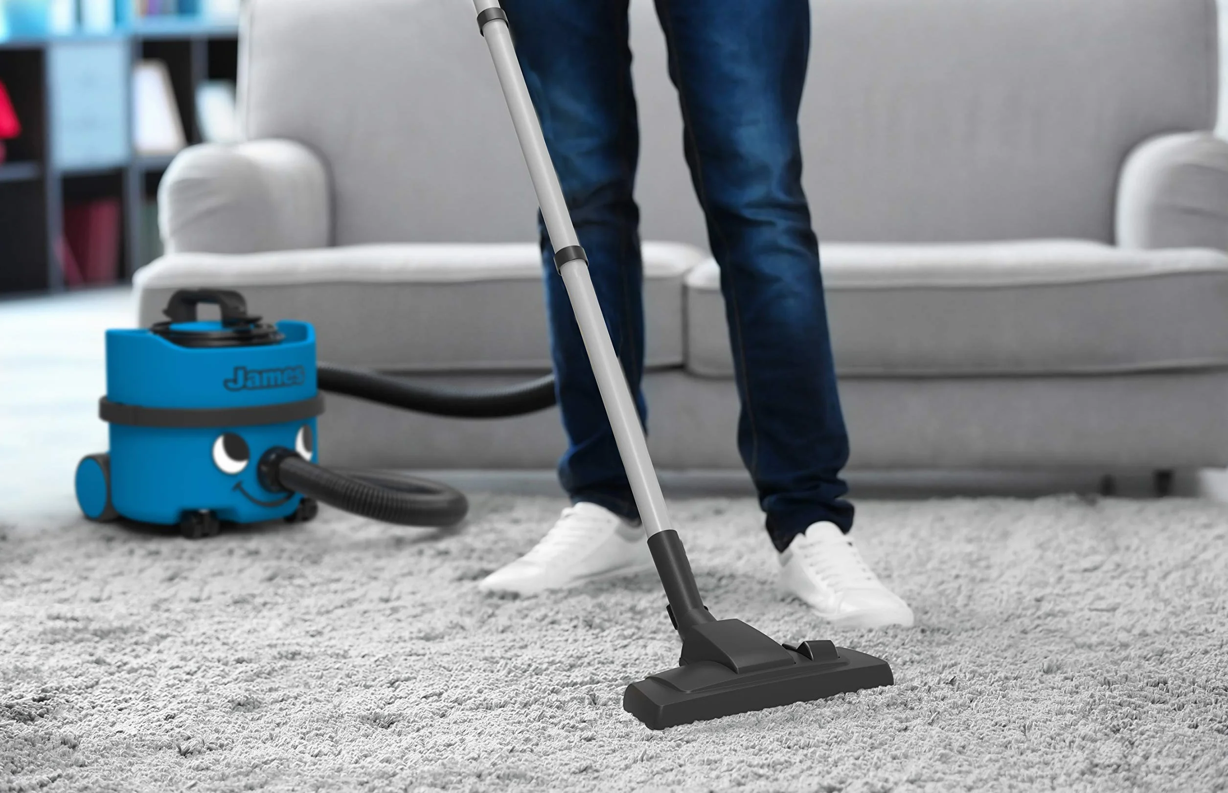 Numatic James JDS181-11 - Aspirador con bolsa, color azul verano