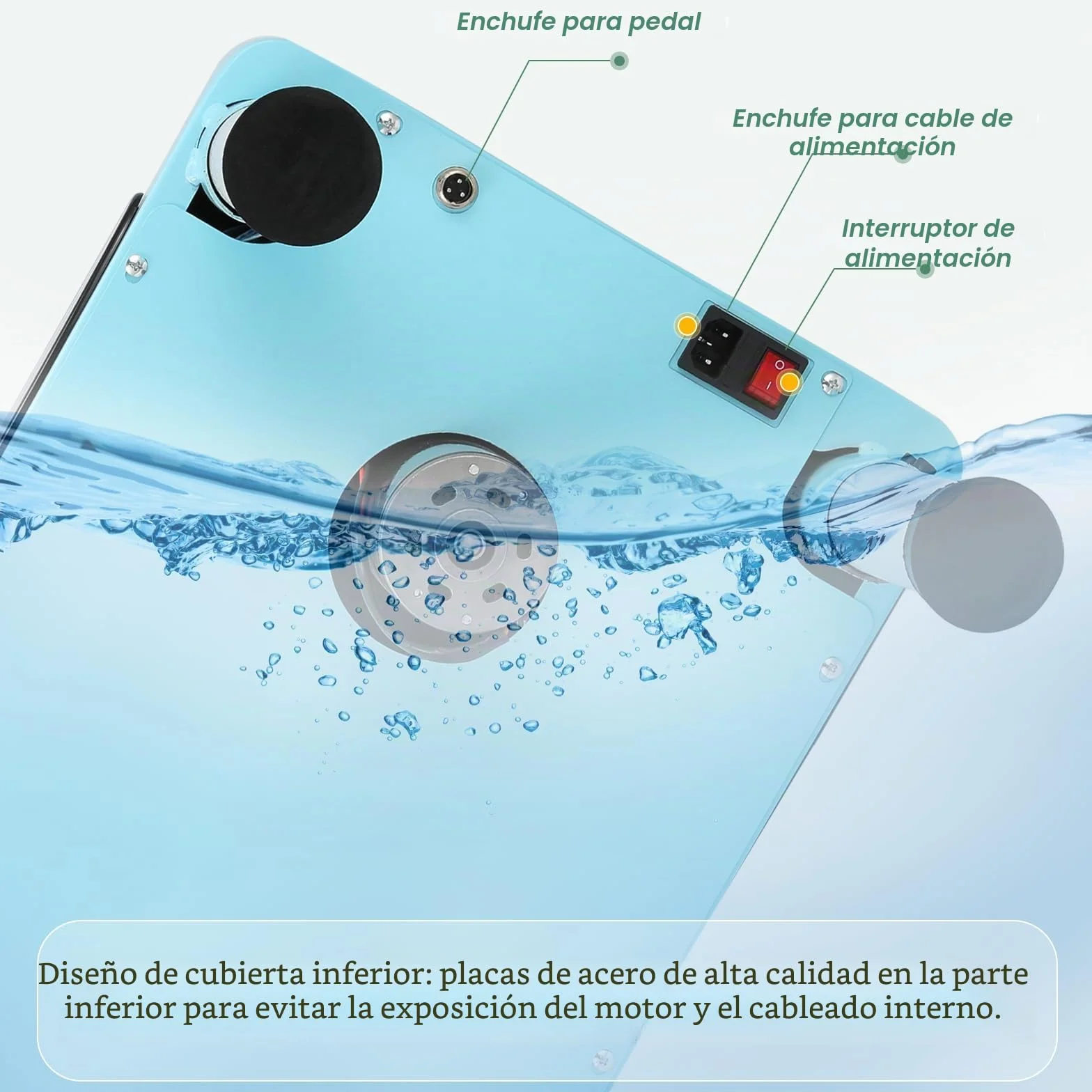 Huanyu Volante de Alfarería de 30cm con Patas Ajustables y Pedal 350W Máquina Eléctrica de Cerámica con Cubeta Desmontable 0-320RPM Máquina Formadora de Cerámica con Kit de Herramientas de Alfarería