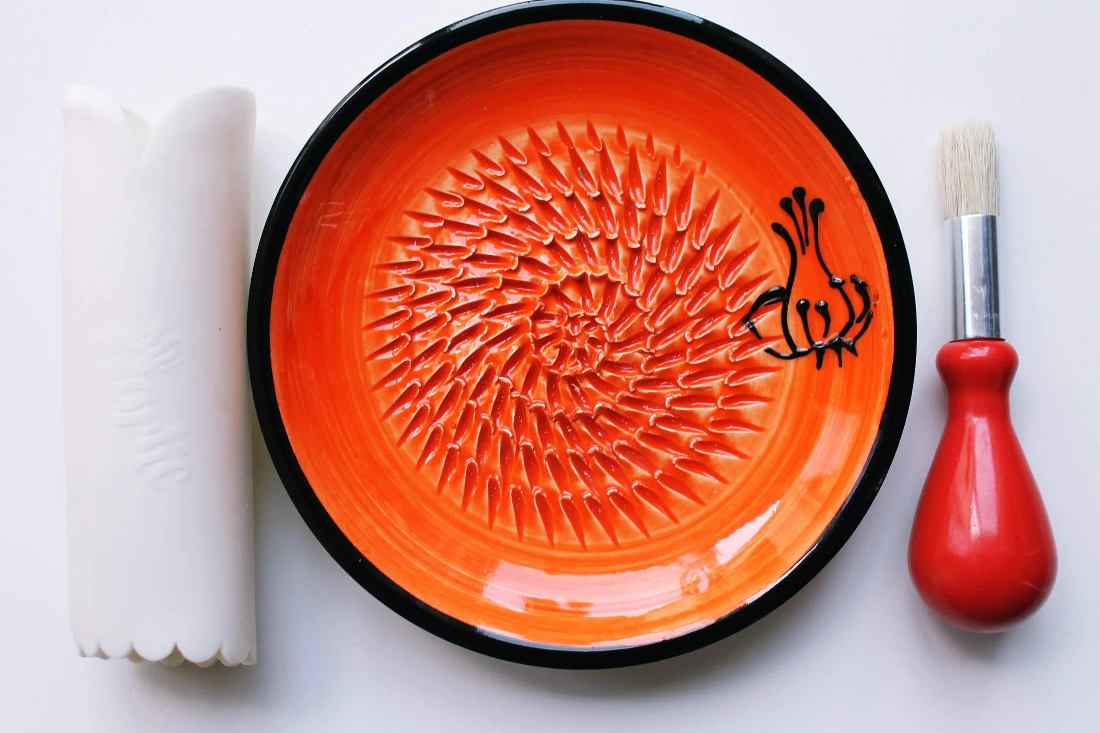 JOSKO Juego de platos de rallado cerámica rojo 2739