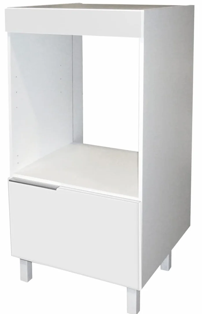 BERLIOZ CREATIONS CD6FBM - Mueble para Horno empotrable, 60 x 60 x 118 cm, Color Blanco Mate