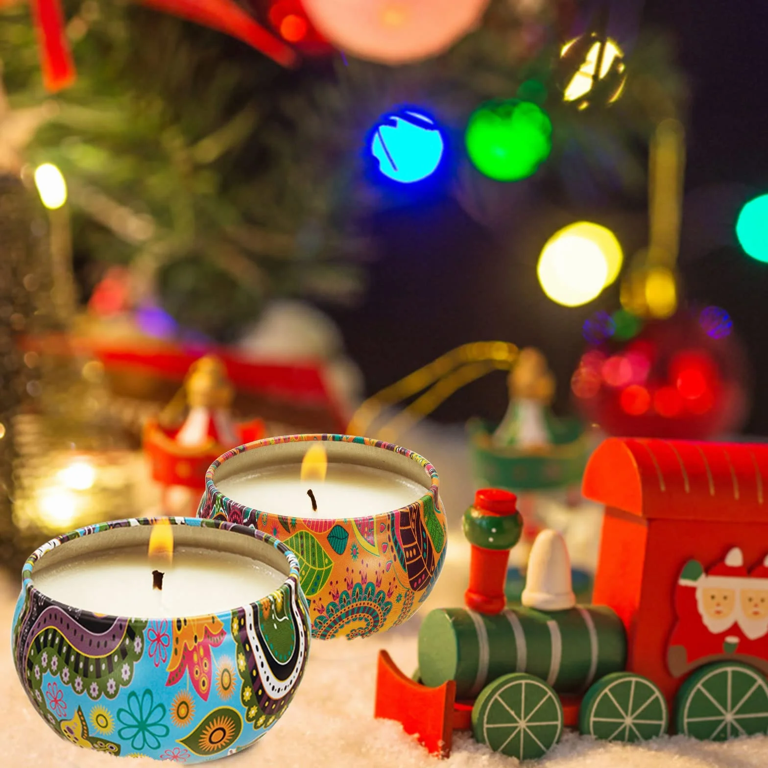 8 Piezas Regalo de Velas Perfumadas,Velas Aromaticas, Cera de Soja Natural,Aromaterapia Decoración para Relajación Fiesta Boda Baño Yoga Cumpleaños Navidad Día de San Valentín