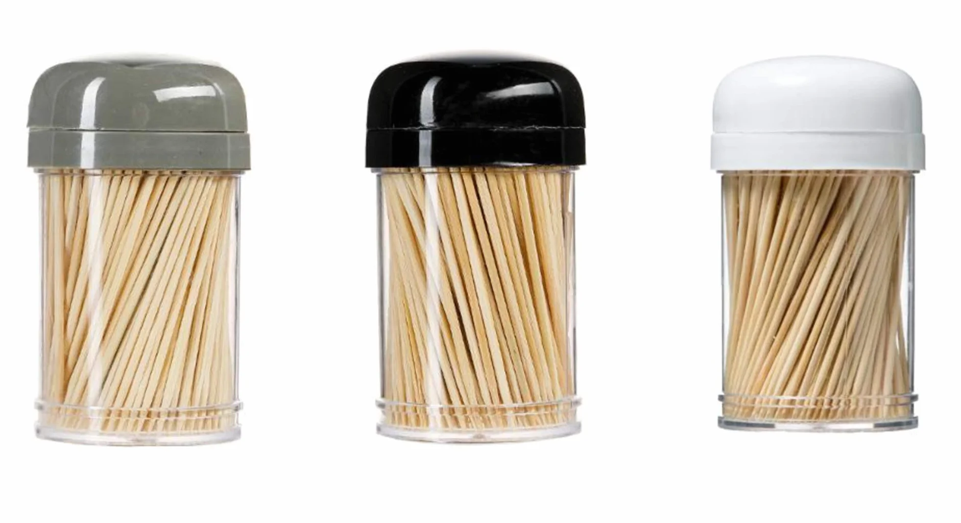 900 palillos de madera, palillos de cóctel en caja dispensadora, cortador de dientes de madera, para cocina, 6,5 cm