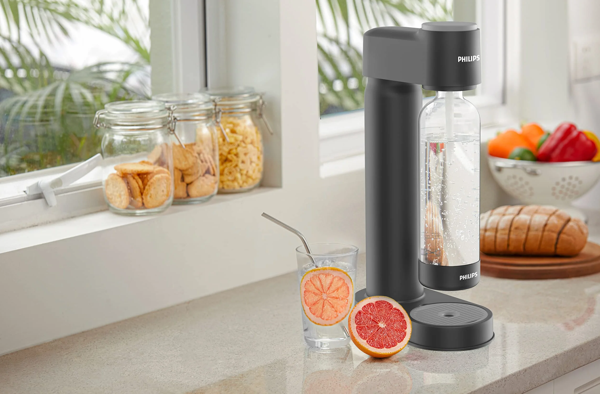 Philips ADD4901BK/10 Máquina para hacer refrescos Negro