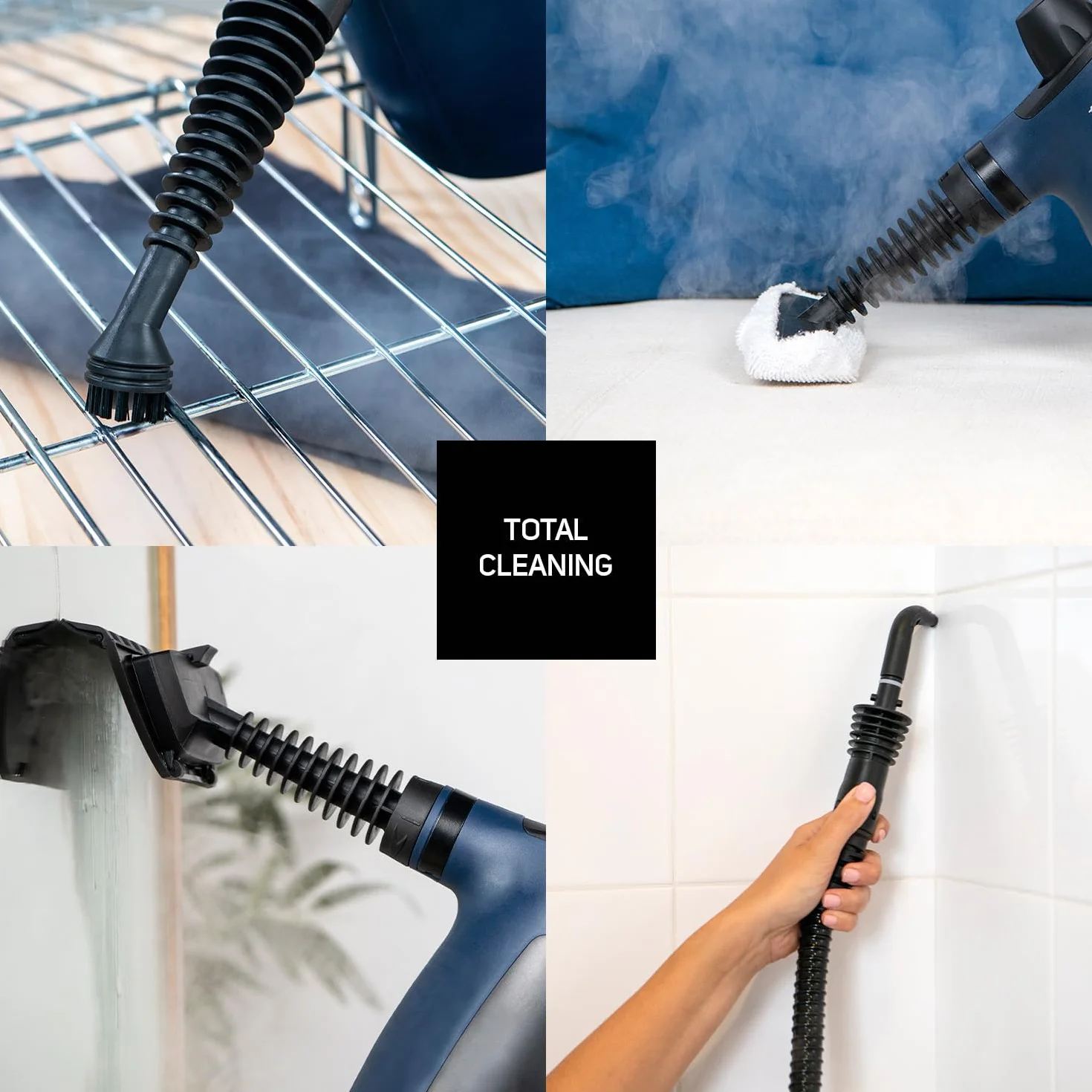 Taurus Rapidissimo Clean Pro Limpiador a vapor 1050W 3.5 bares 45g/min 350ml Cable 3m 9 accesorios