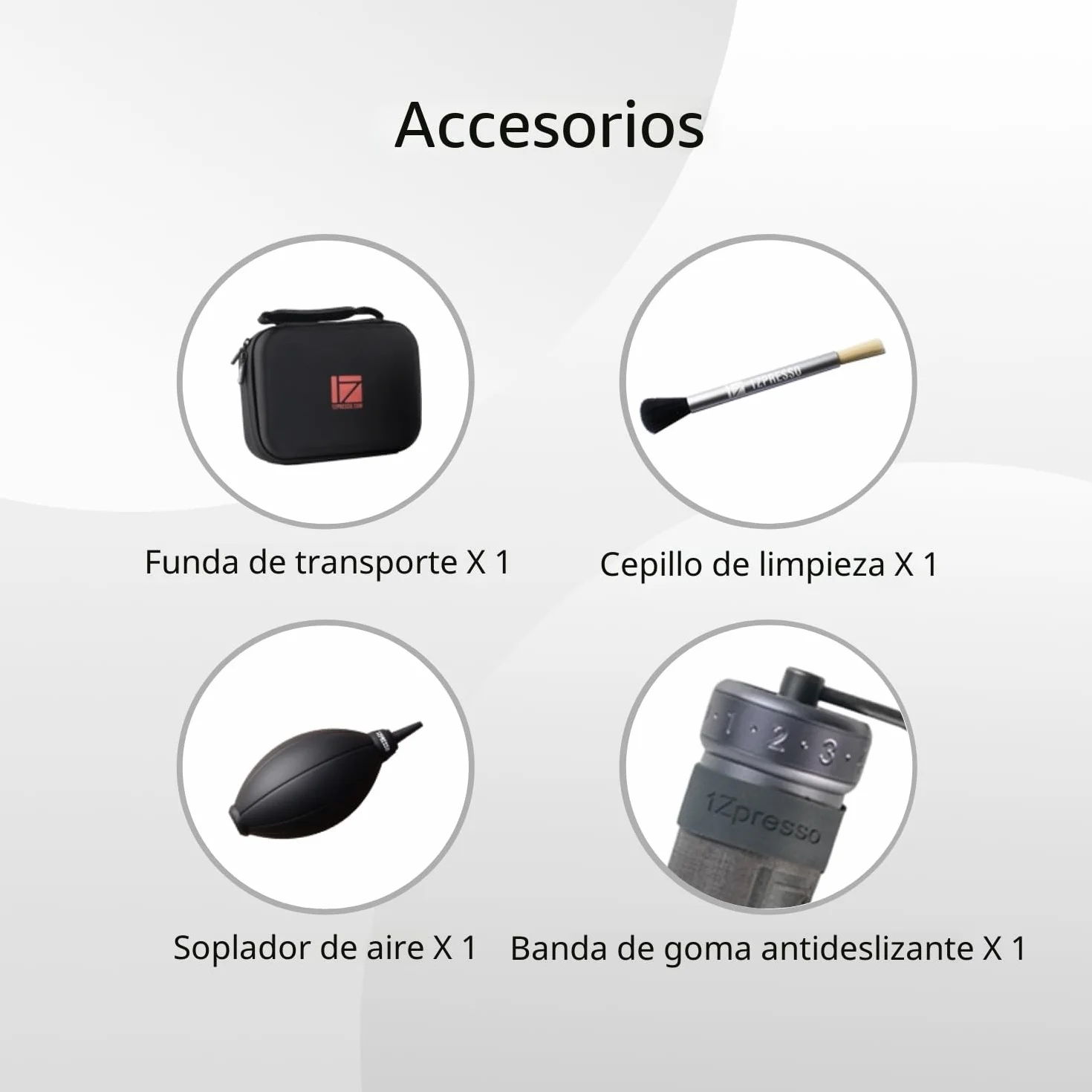 1Zpresso K-Ultra - Molinillo de café manual gris hierro con funda de transporte, molienda de consistencia de montaje, rebabas cónicas de acero inoxidable, mango plegable, ajuste ajustable externo