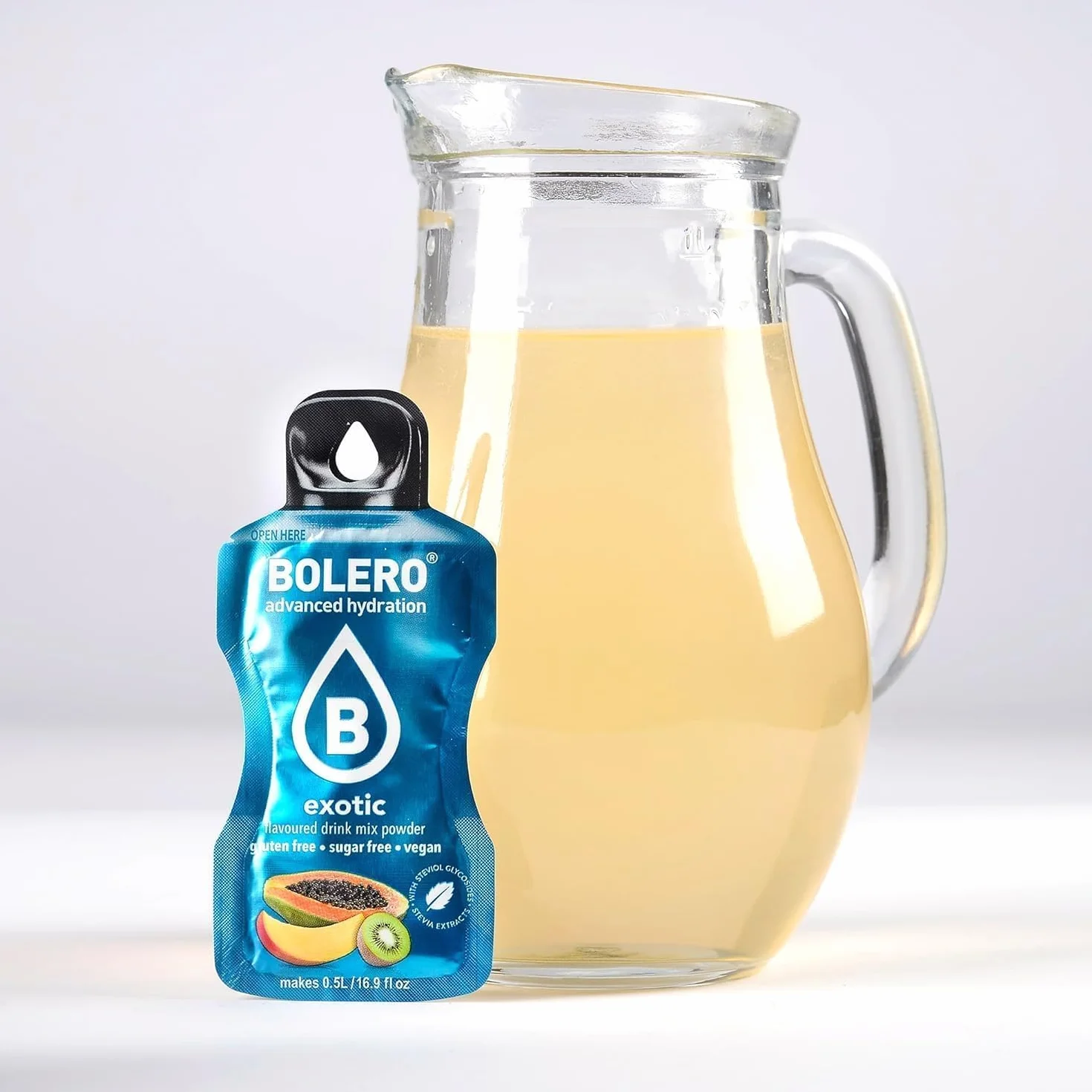 Bolero EXOTIC MIX 24x3g Polvo de jugo sin azúcar con stevia y vitamina C