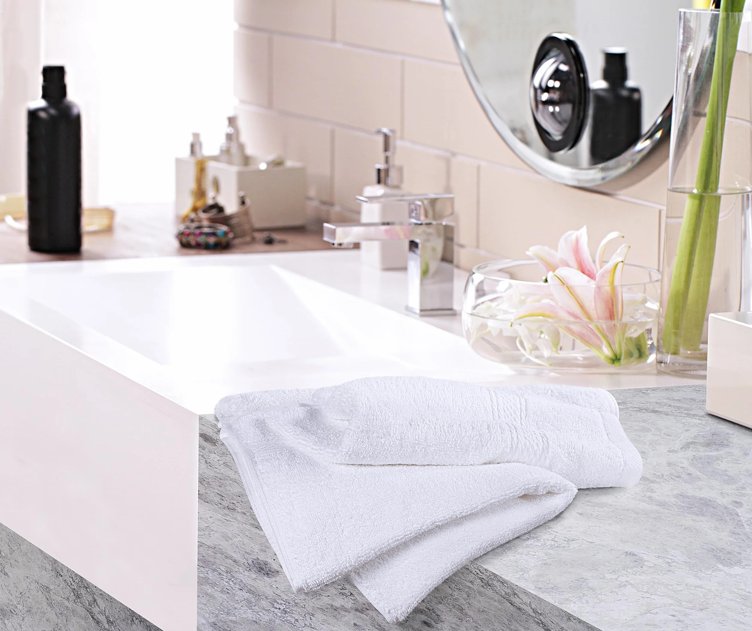 Utopia Towels Toallas de Mano Grandes de Algodón 41cm x 71cm Paquete de 6 Blanco
