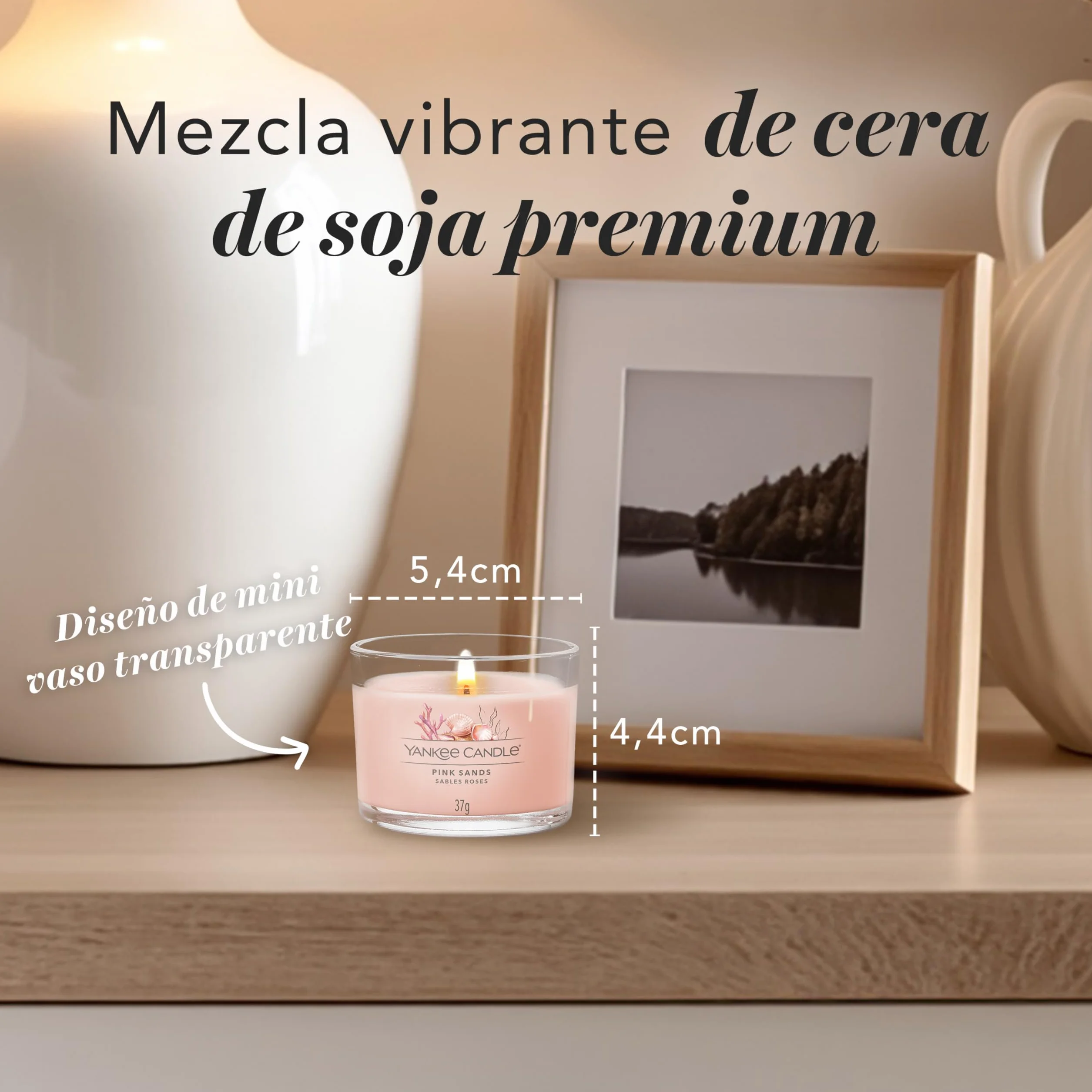 Yankee Candle Set de regalo de velas perfumadas | 3 mini velas votivas | Mezcla de cera de soja | Regalos perfectos para mujeres