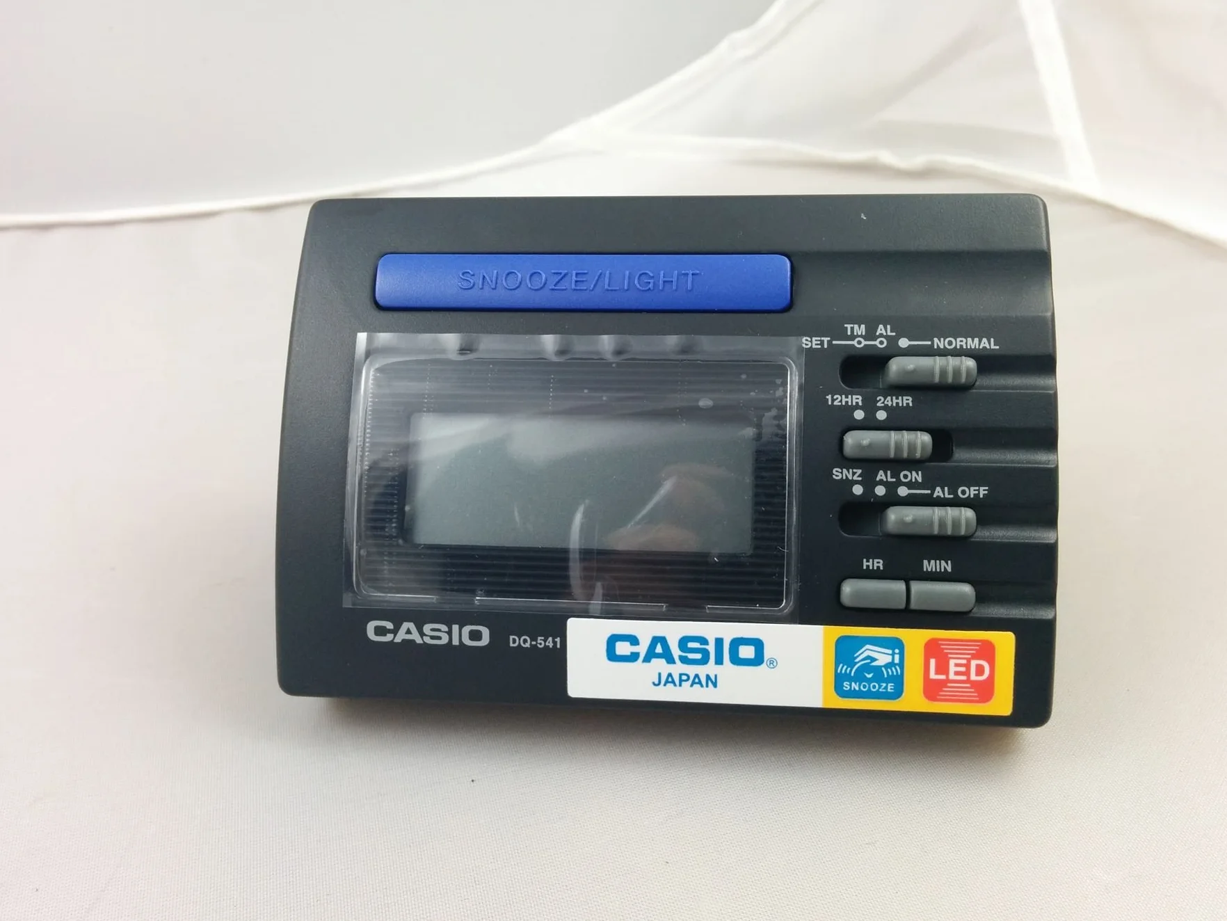 CASIO 10422 DQ-541-1R - Reloj Despertador Digital Negro