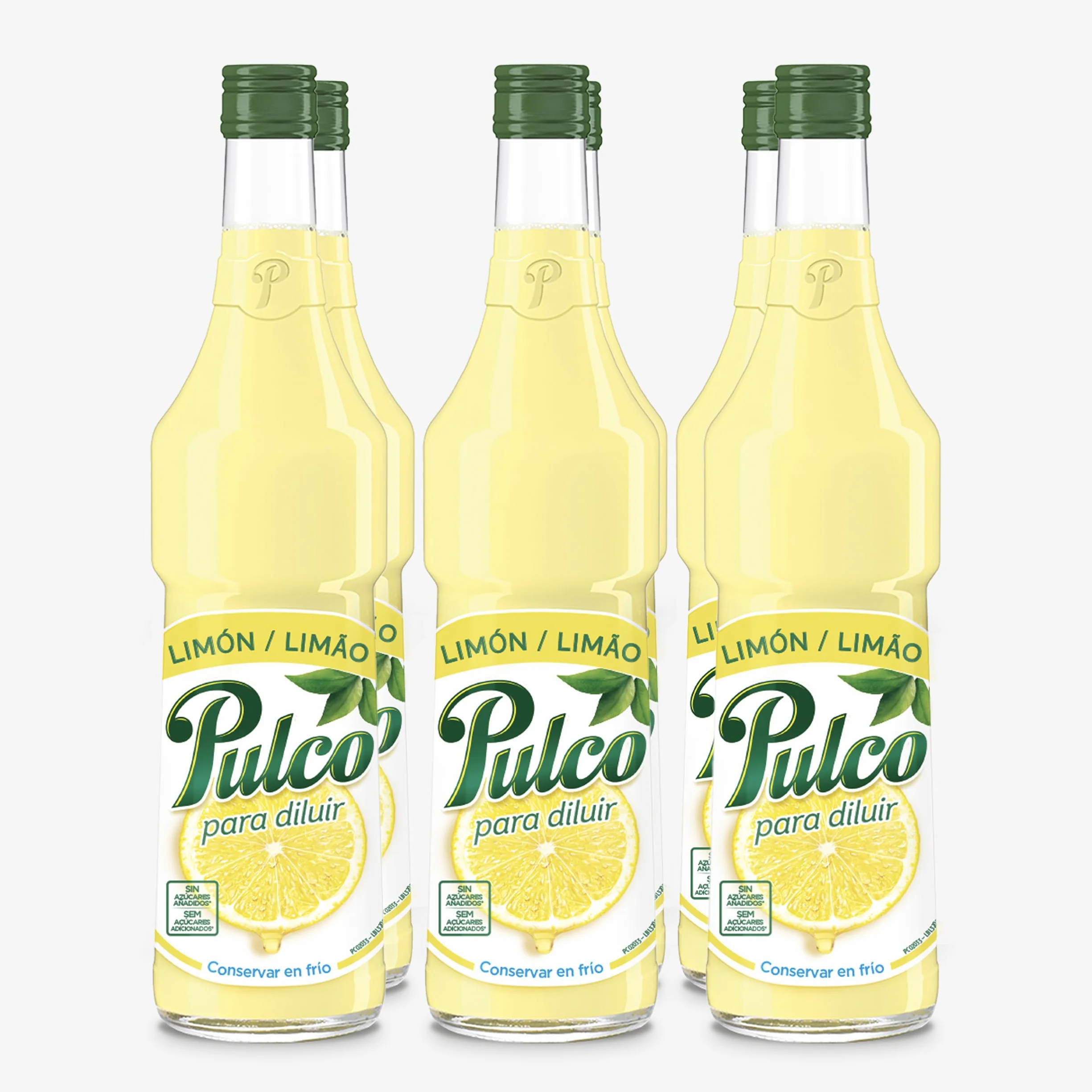 Pulco Zumo de Limón Pack 6 x 70cl