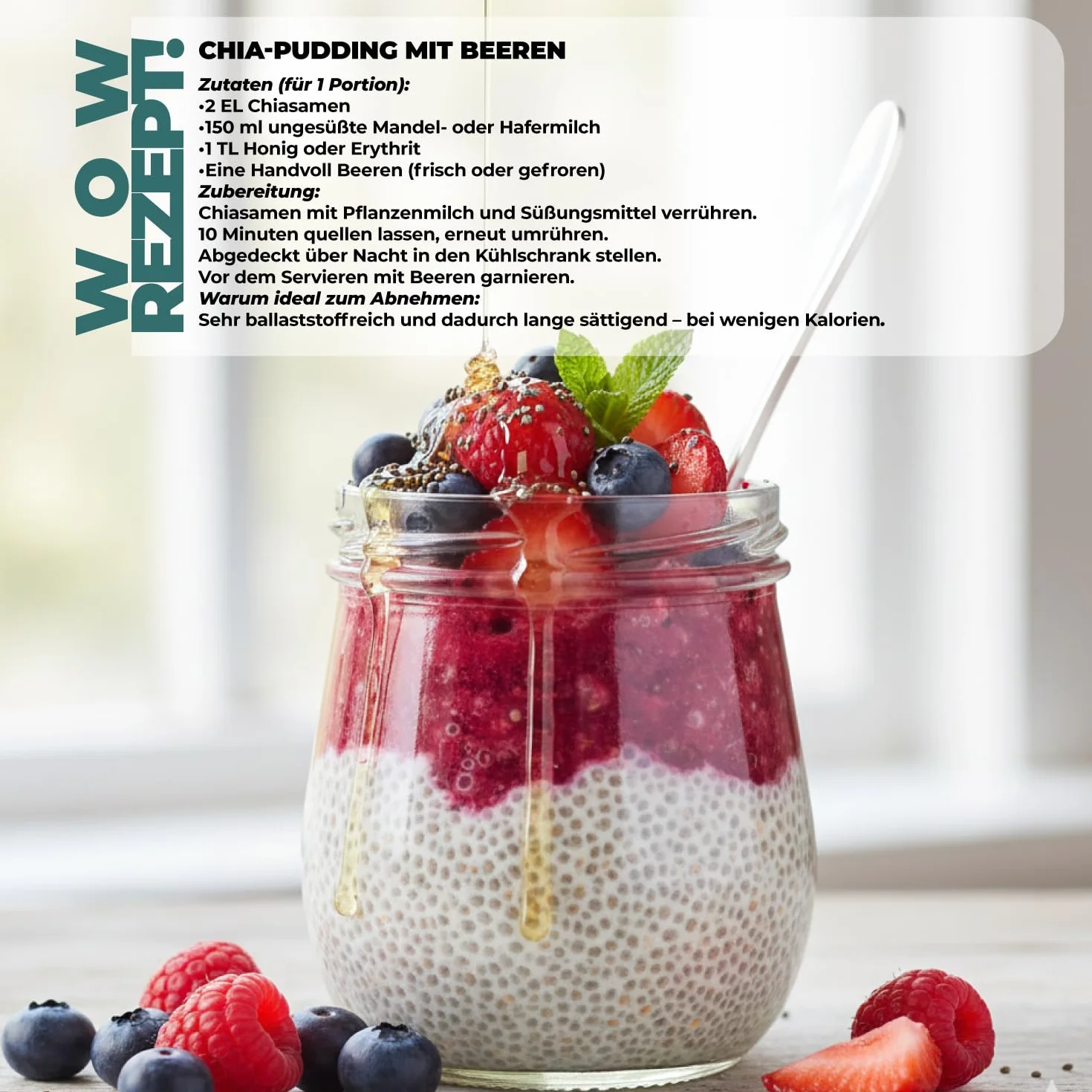 Naturacereal Chia Samen 1kg – Rico en Omega-3, Fibra & Proteínas Vegetales