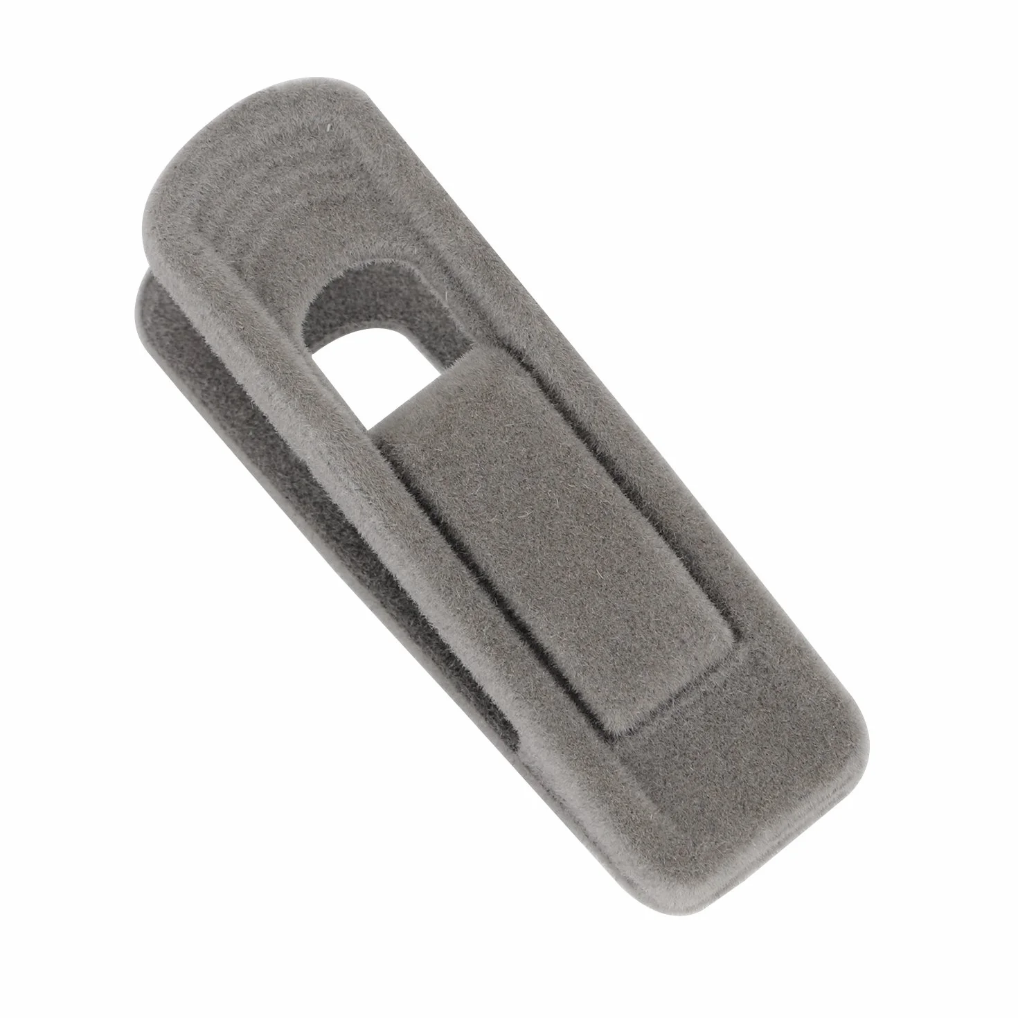 Perchas Pinzas de Terciopelo Gris, 20 Piezas