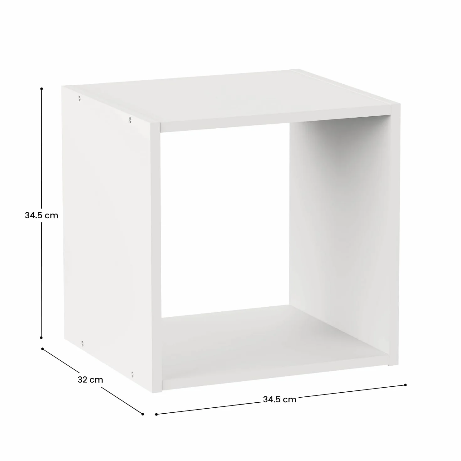 SEVEN HOUSE SpaceQub 34.5x32x34.5cm Estantería Cubo 1 Nivel