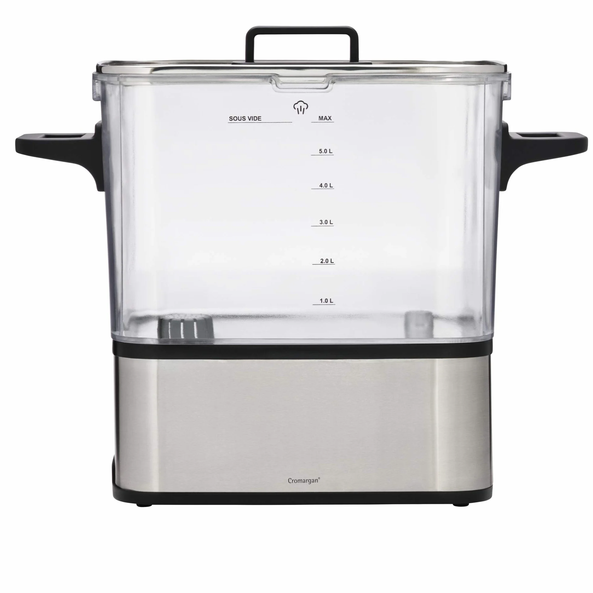 WMF Lono - Cocedora al vacio baja temperatura (entre 35º y 90º), 2 en 1, cocina al vacío y olla de cocion lenta, cocina profesional, tanque 6 l de TRITAN libre de BPA