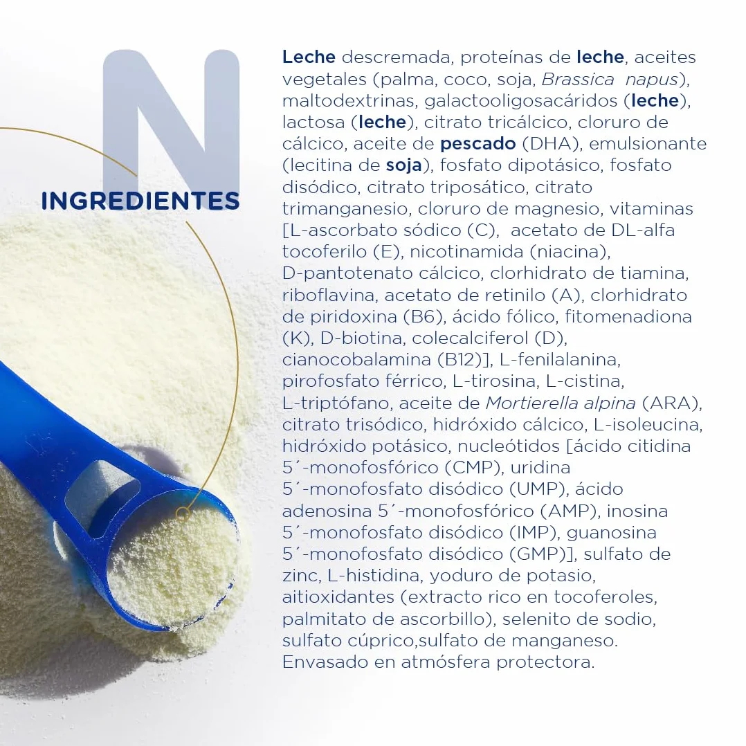 Novalac 2 Leche en polvo Continuación 6-12 Meses 800 g Hierro DHA