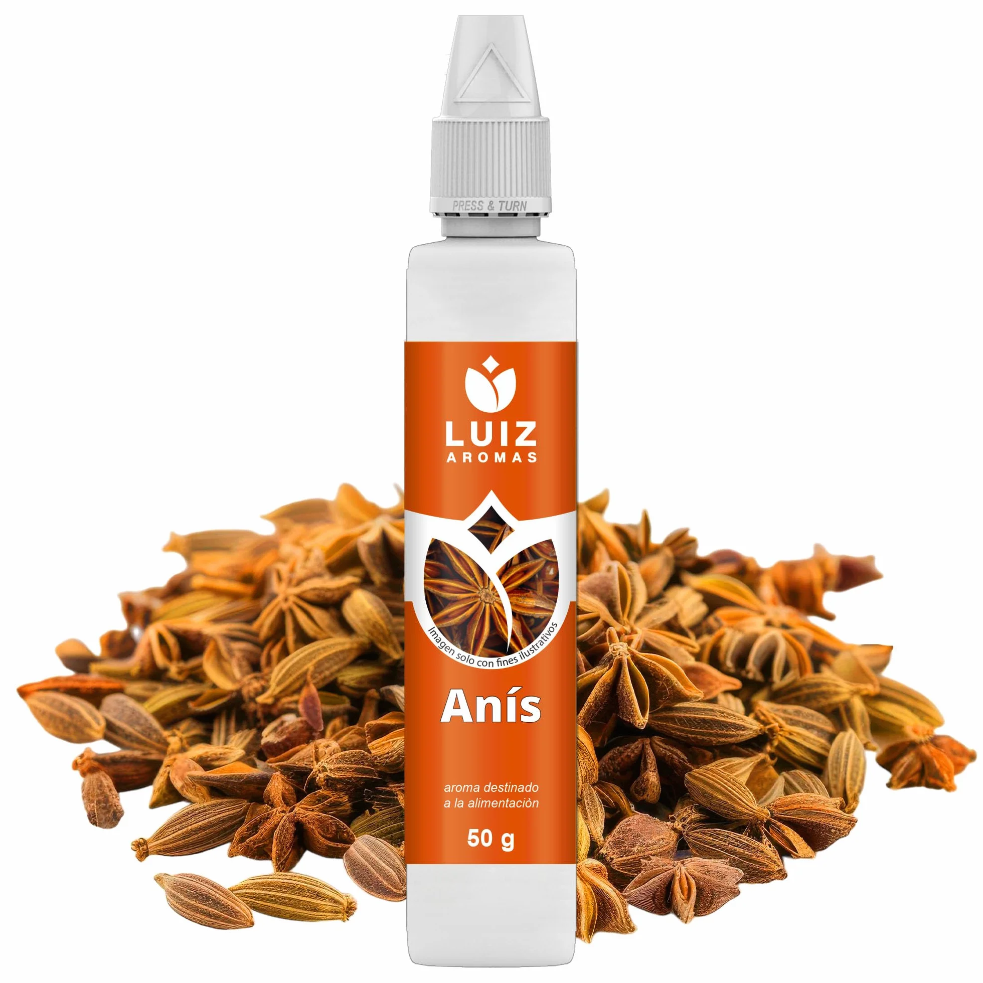 Aroma Anís Alimentario en Gotas 50g Vegano sin Azúcar Italiano