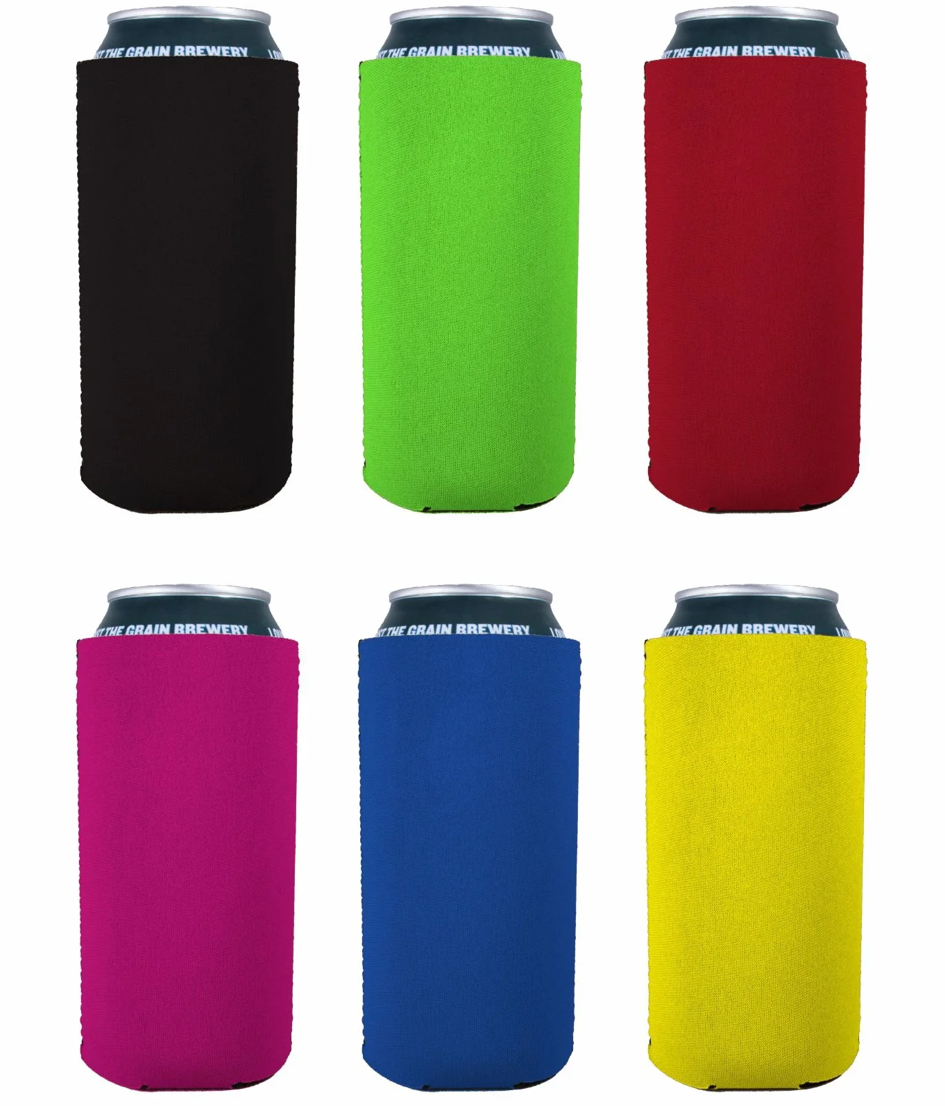 En blanco neopreno plegable 16 oz. lámpara puede