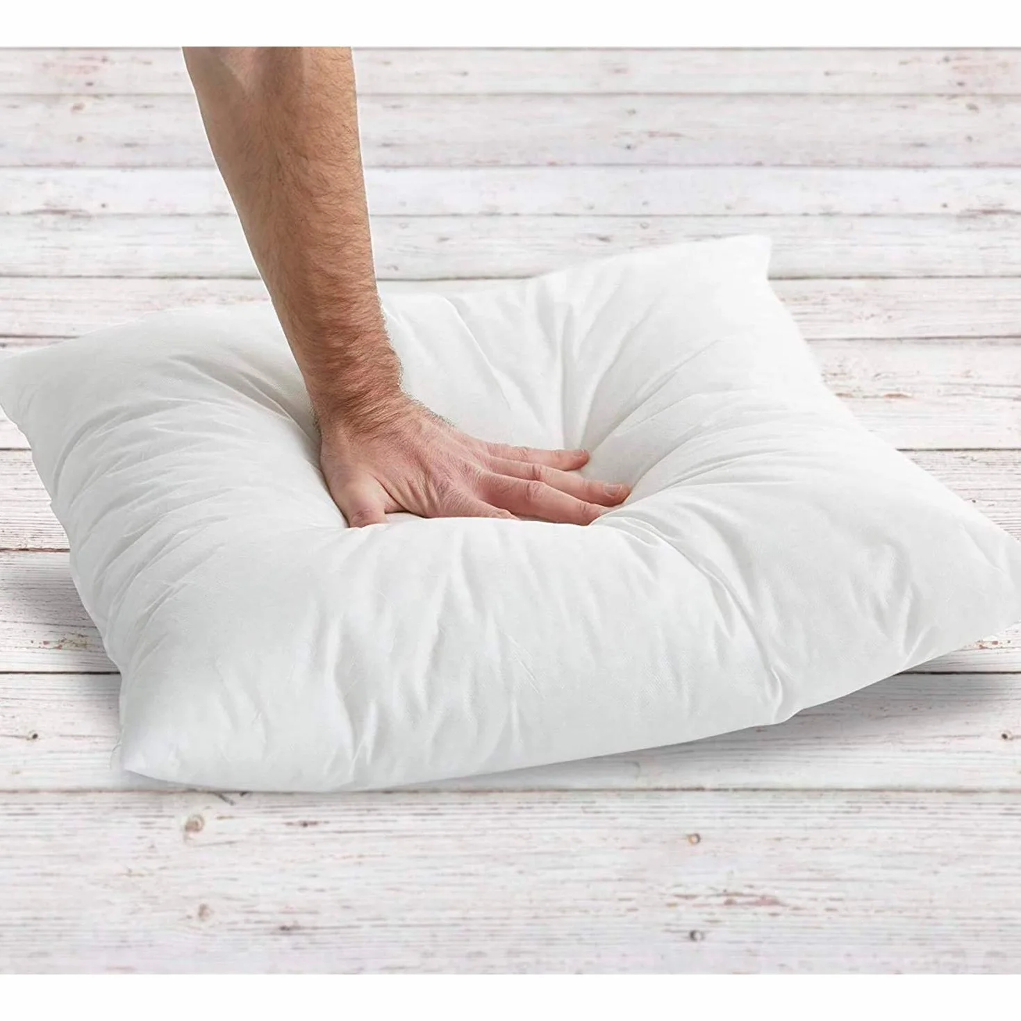 HOME MERCURY Relleno de Cojines Fibra Hueca Siliconada Antialérgico 30x50cm Pack 2