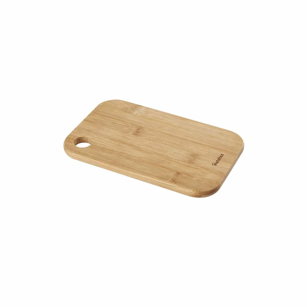 Metaltex Tabla de Cocina Corte de Bambú 22x14x1 cm