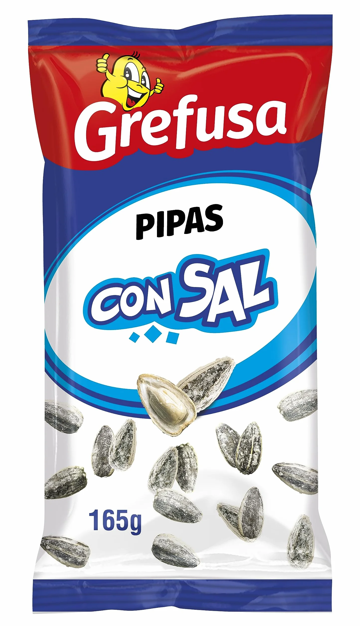 Grefusa Pipas con Sal, 165g