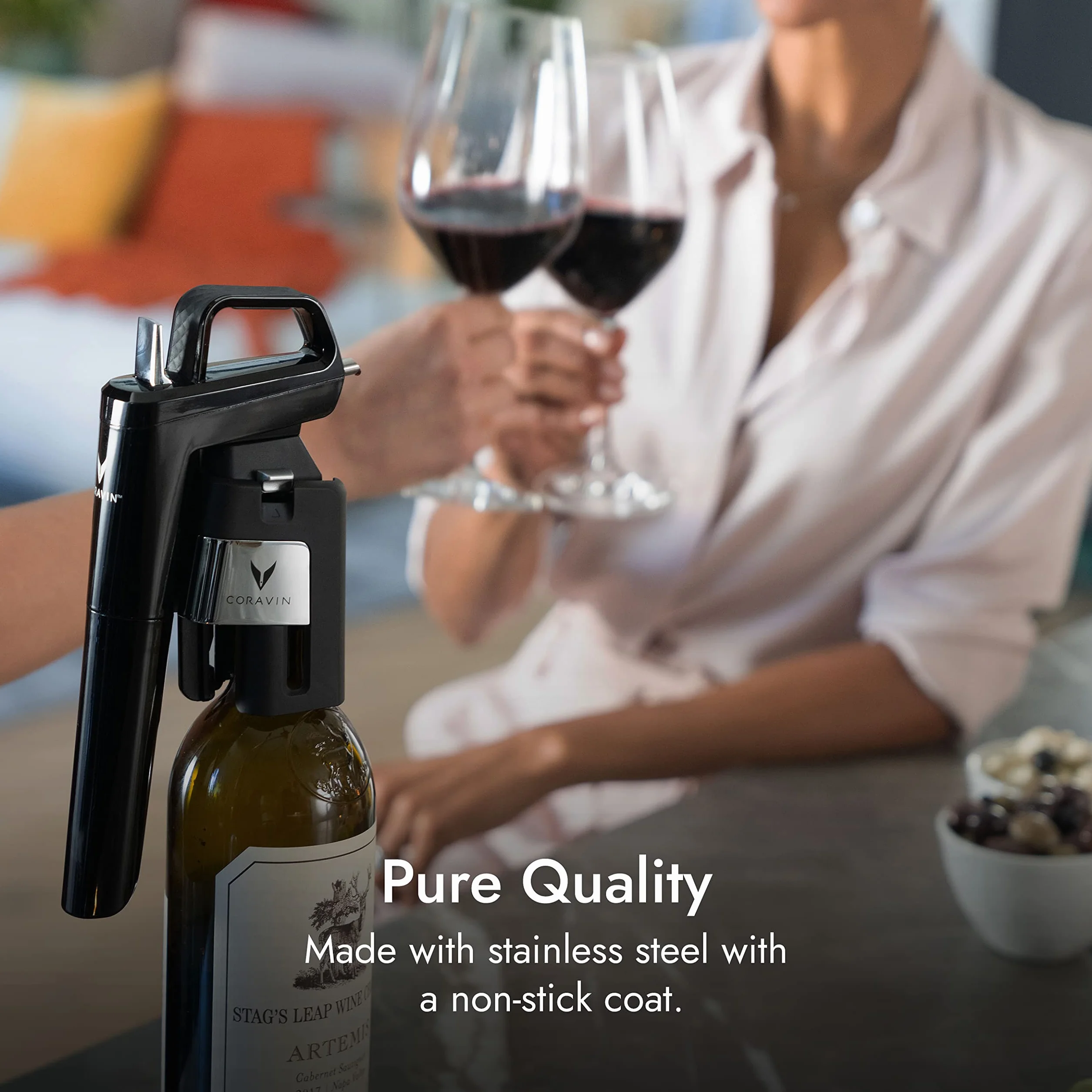 Coravin Aguja Timeless Premium - Reemplazo de Aguja para Sistema de Conservación de Vino Timeless - Vierte un 20% más rápido