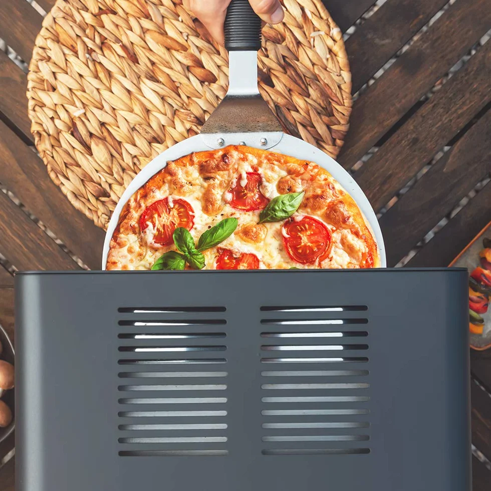 Cecotec Horno para Asado Txuletaco 8000 Inferno 2200W, Parrilla de Hierro Fundido, Temperatura hasta 850º